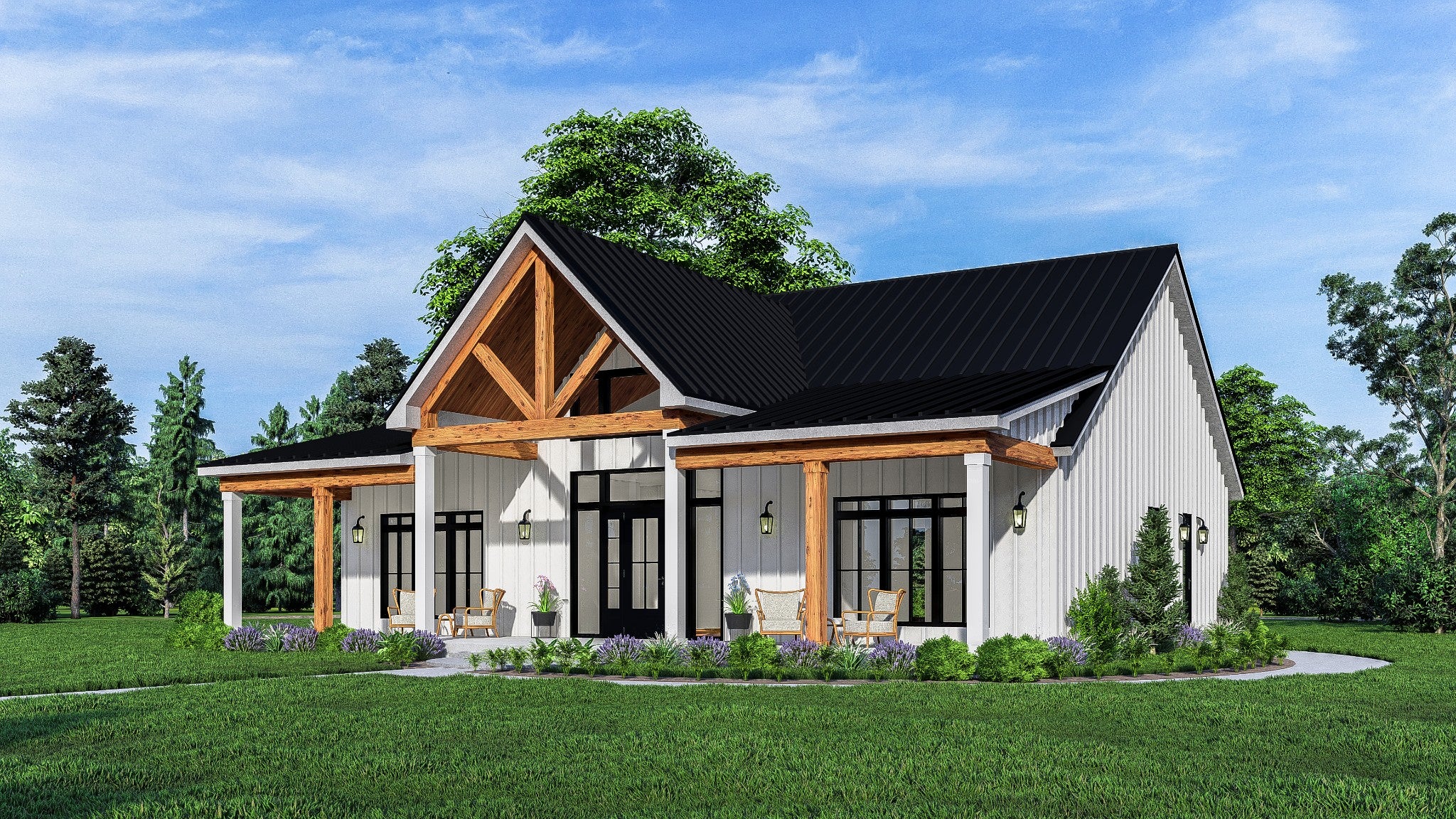 BCO-40001 Daxton Barndominium House Plan - Image 4