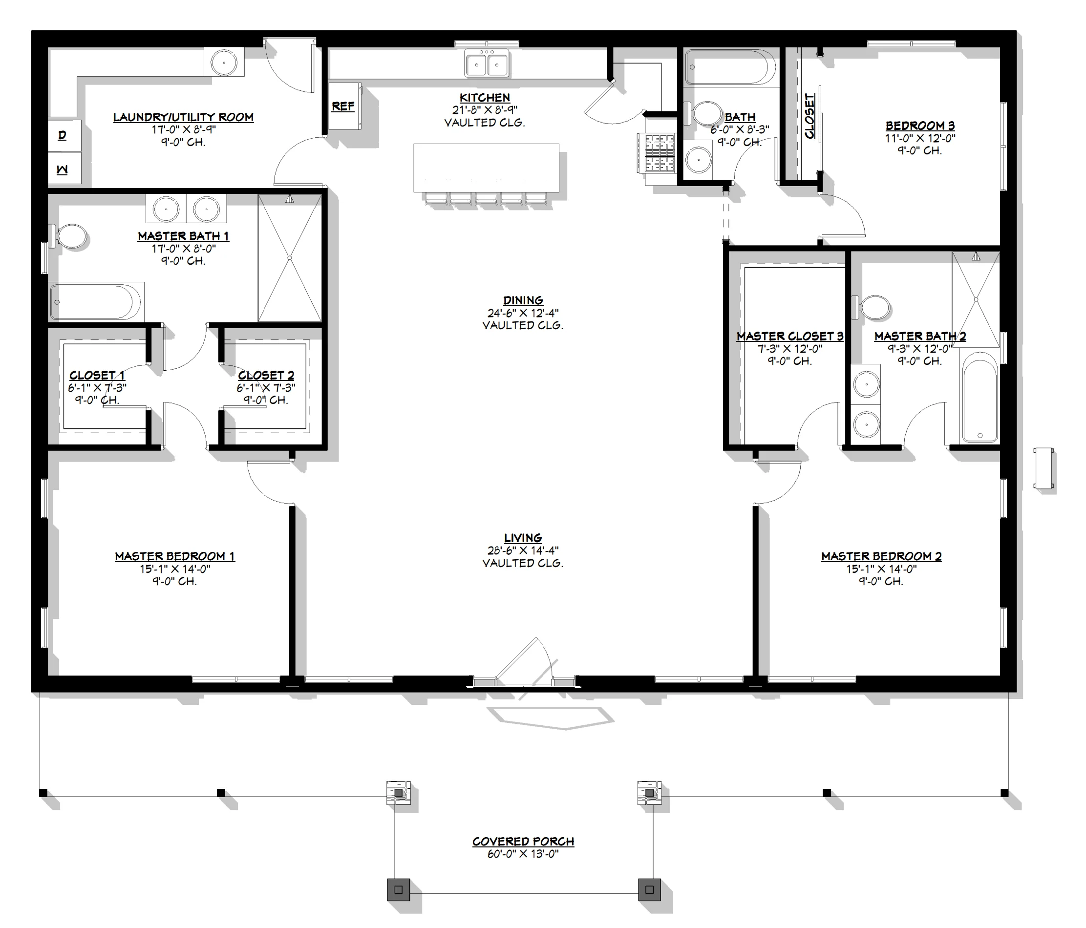 BCO-40002-M Marie Barndominium House Plan - Image 13
