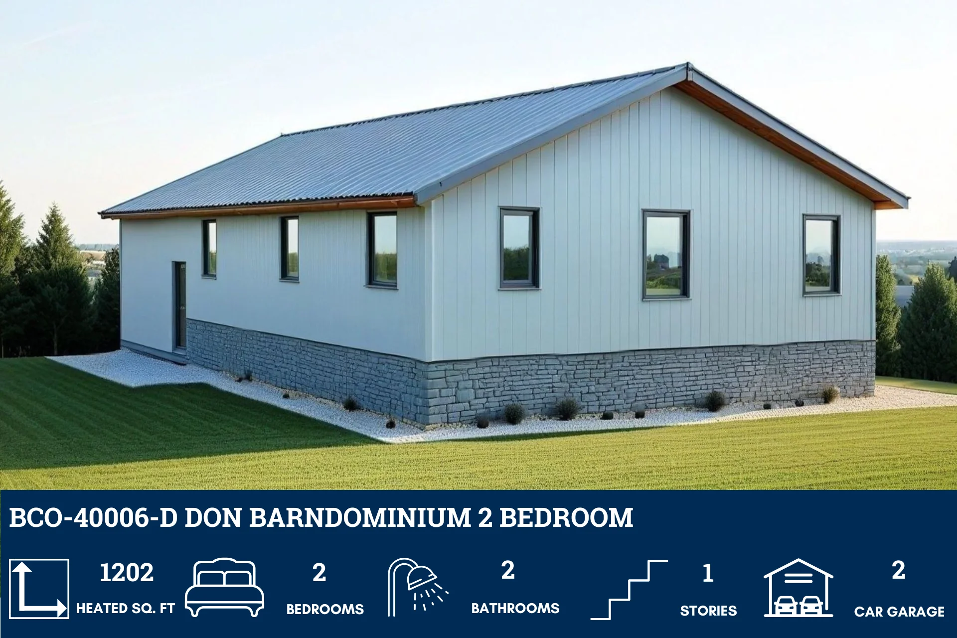 BCO-40006-D Don Barndominium House Plan - Image 5