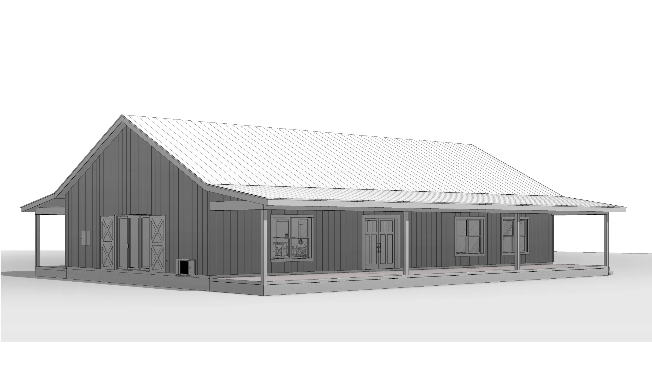 BCO-40007-K Kenneth Barndominium House Plan - Image 7