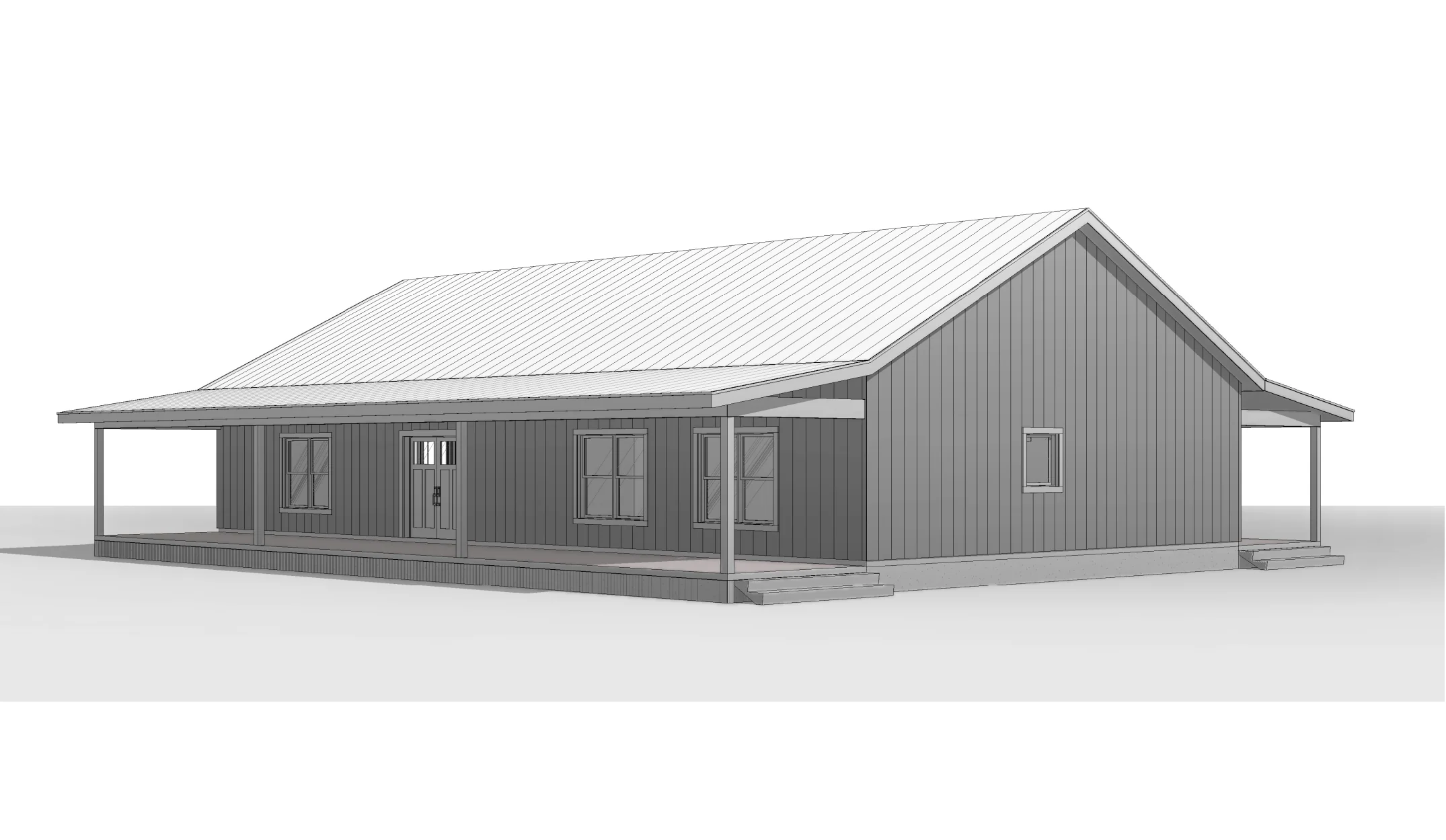 BCO-40007-K Kenneth Barndominium House Plan - Image 8