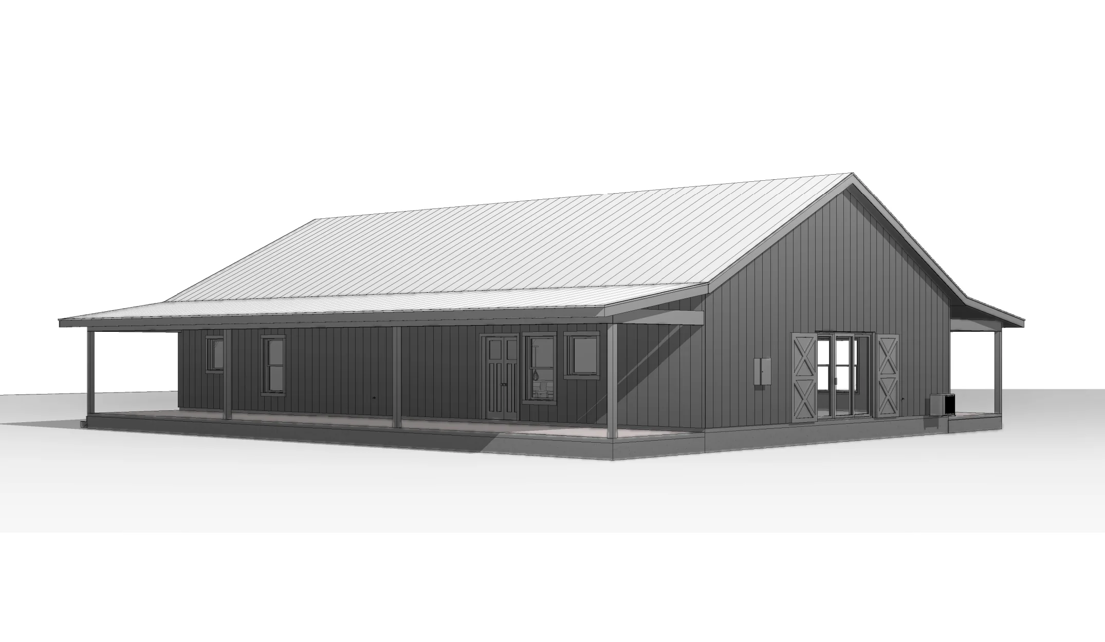 BCO-40007-K Kenneth Barndominium House Plan - Image 9
