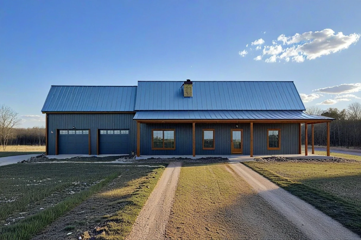 BCO-40044-2 Rustwood Barndominium House Plan