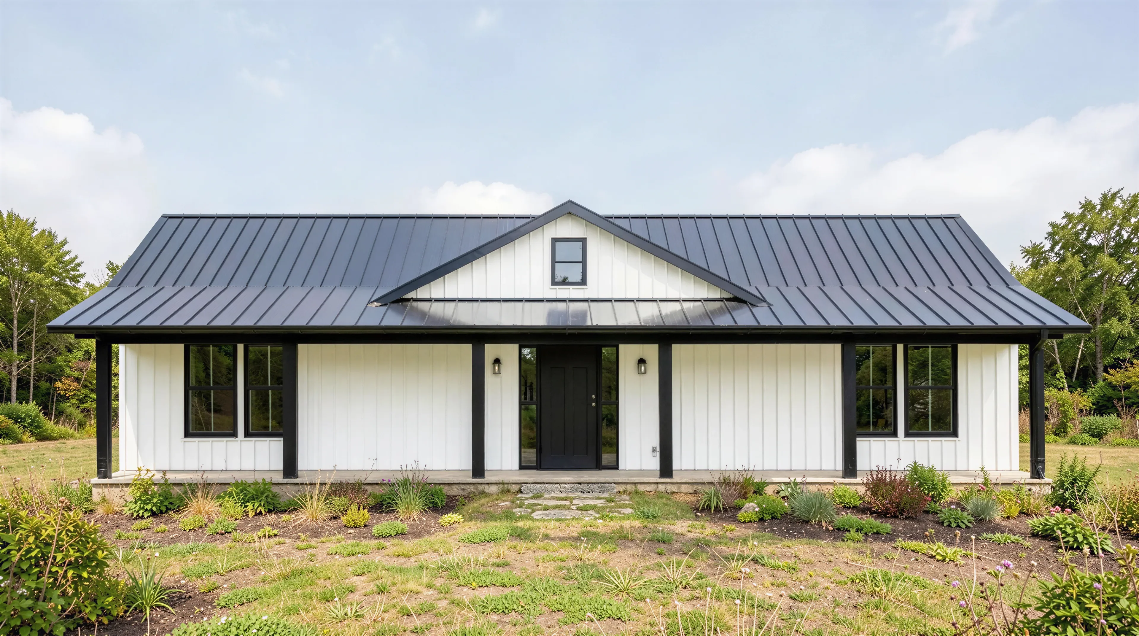 BCO-40067-W West Barndominium House Plan