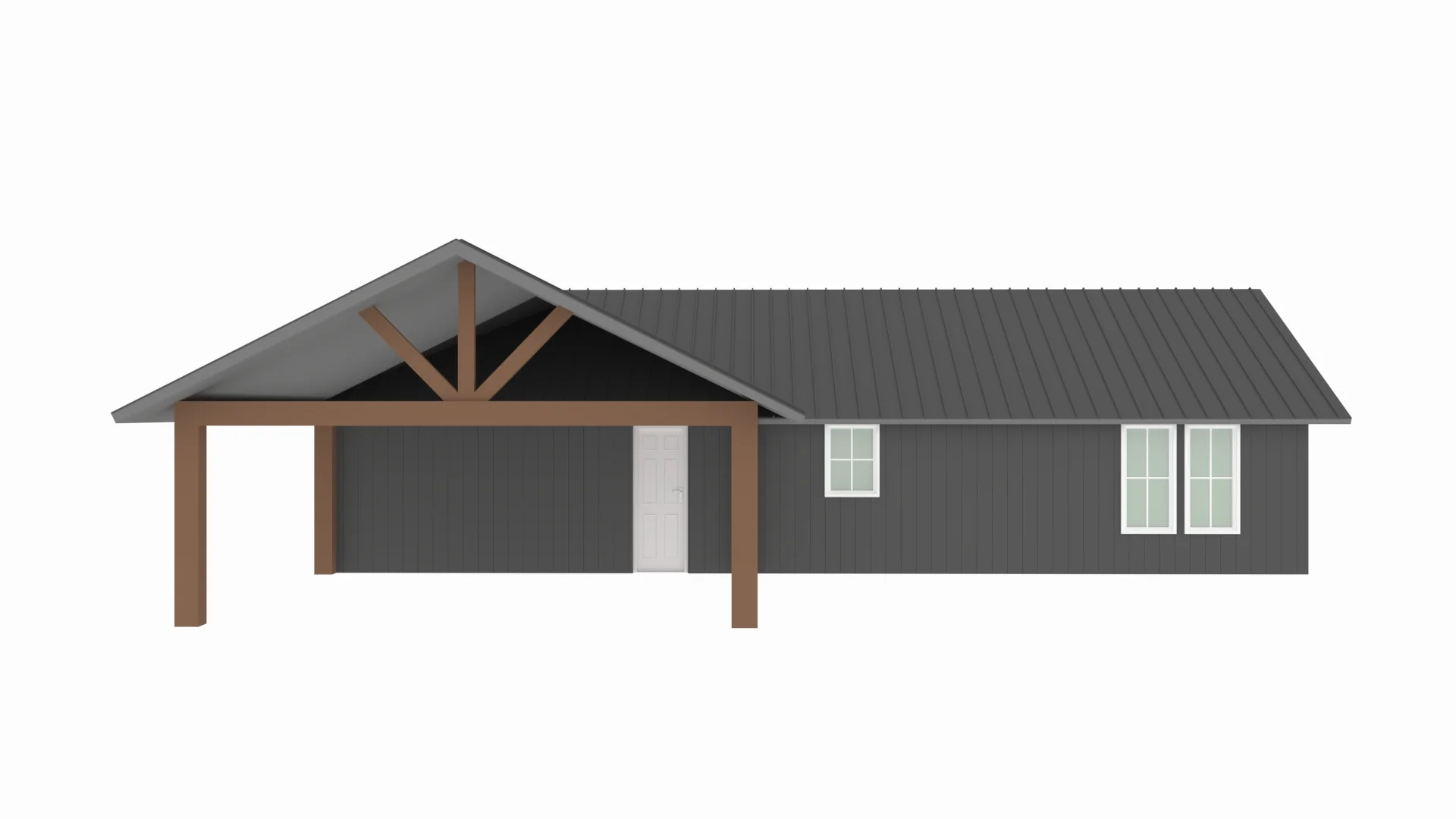 BCO-40067-W West Barndominium House Plan - Image 7