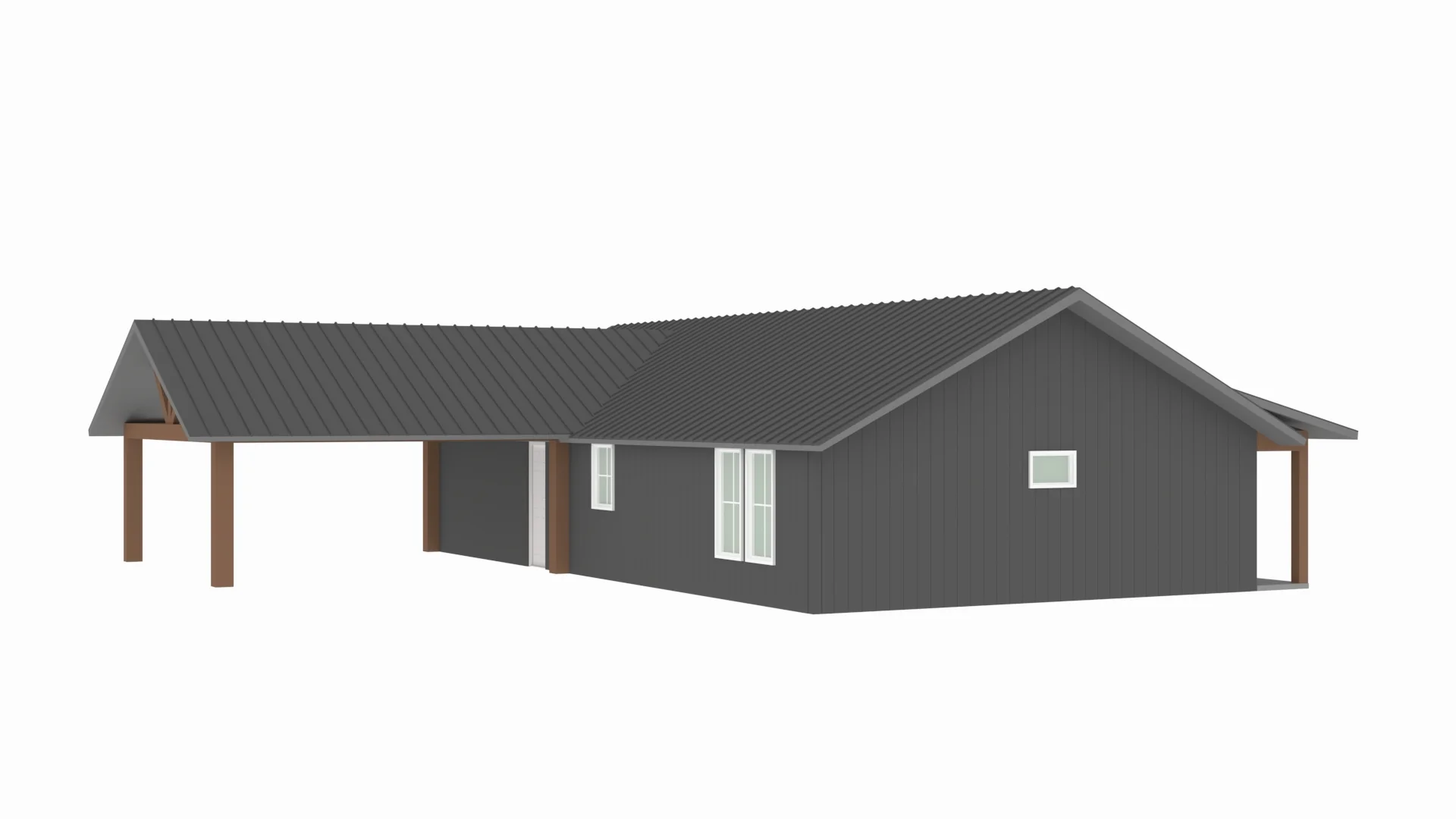 BCO-40067-W West Barndominium House Plan - Image 8