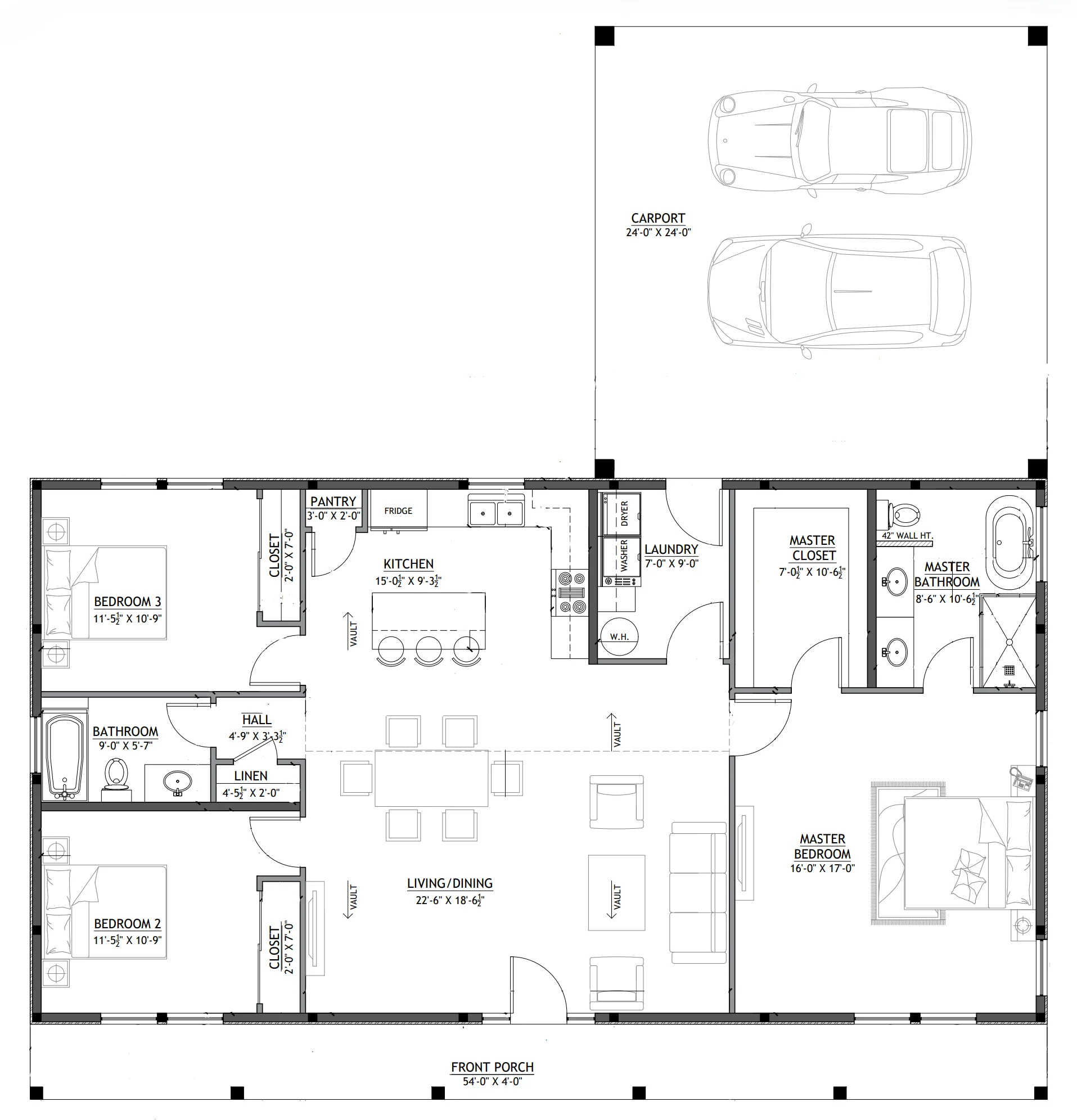 BCO-40067-W West Barndominium House Plan - Image 9
