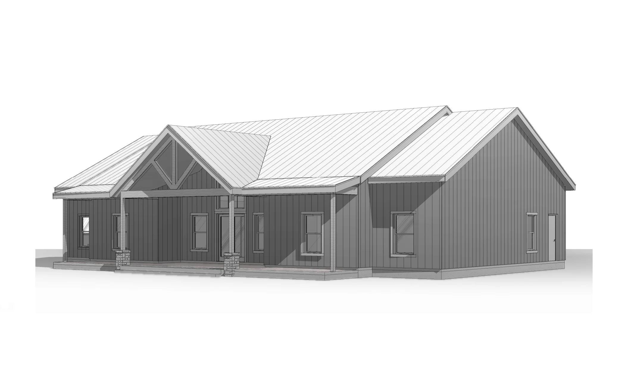 BCO-40078-M Marge Barndominium House Plan - Image 11