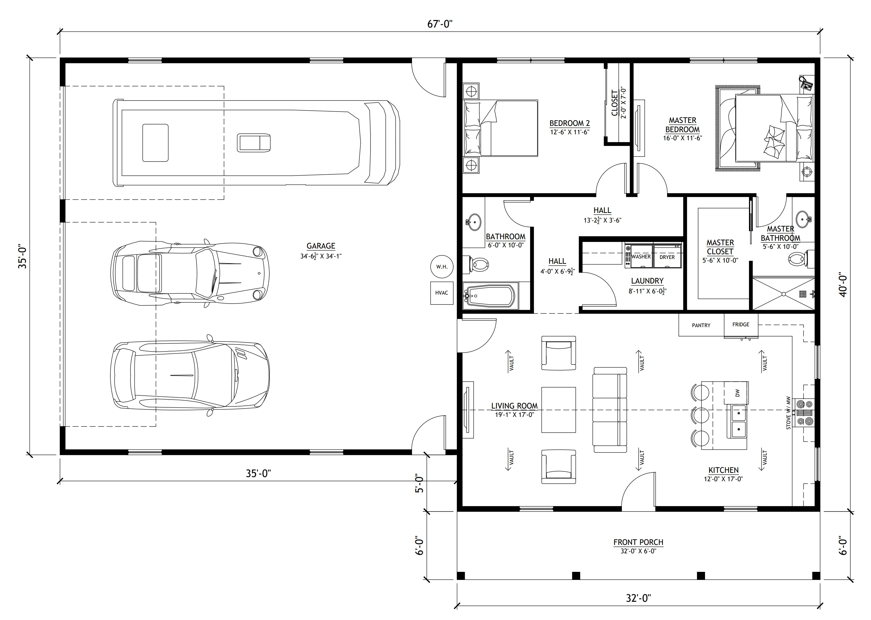 BCO-40086-S Sheri Barndominium House Plan - Image 9
