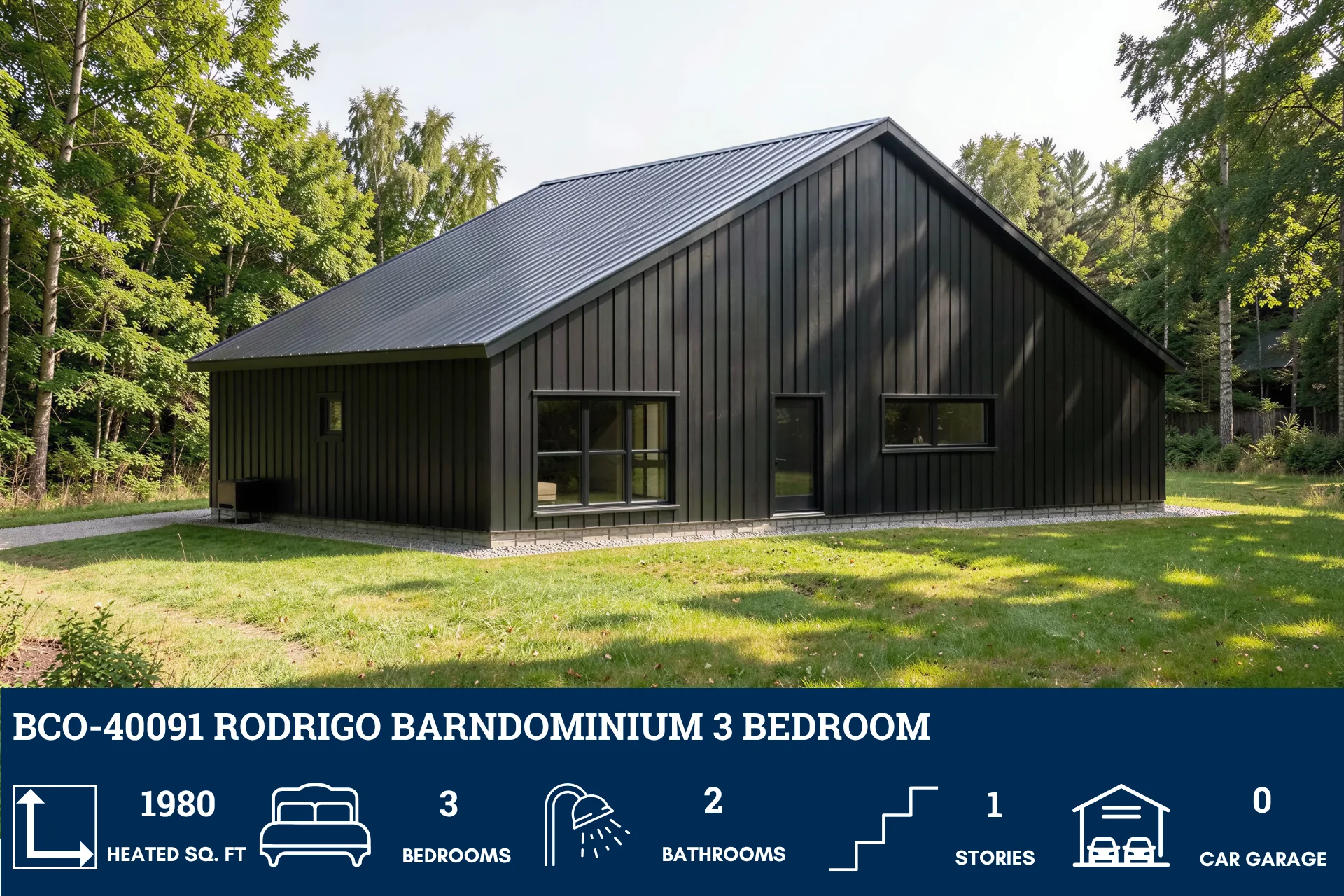 BCO-40091 Rodrigo Barndominium House Plan - Image 4