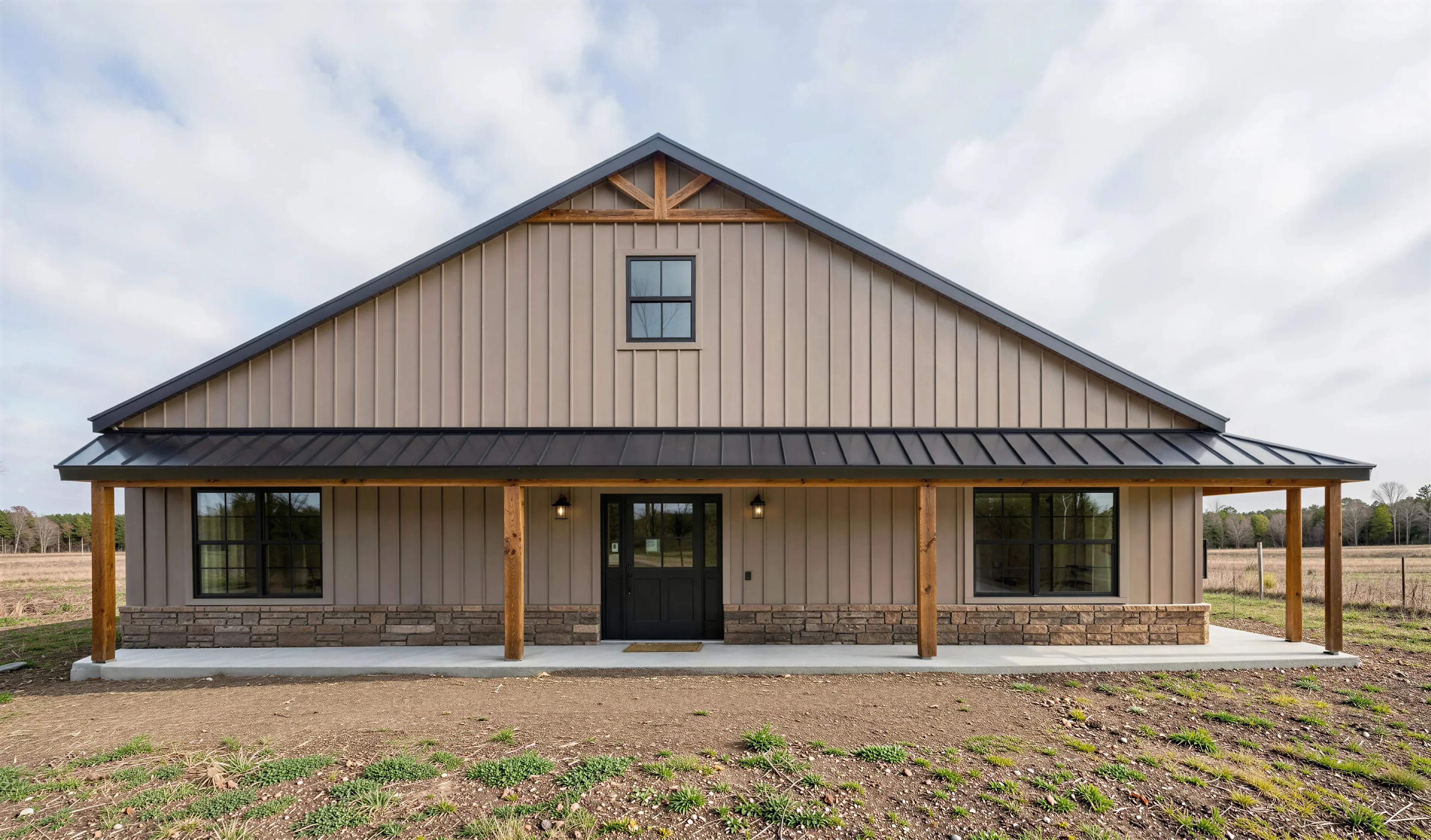 BCO-40092-R Rhonda Barndominium House Plan