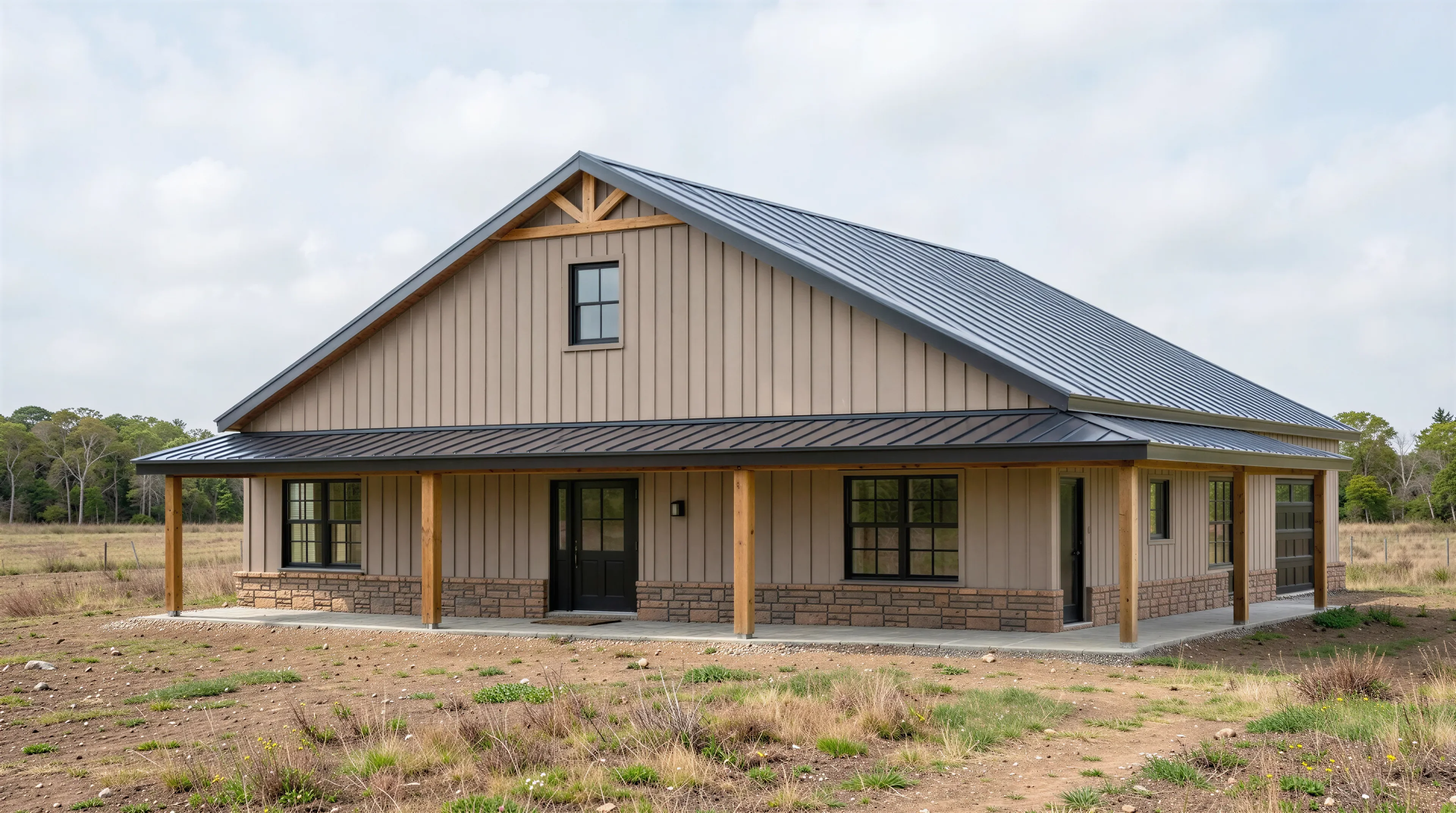 BCO-40092-R Rhonda Barndominium House Plan - Image 2