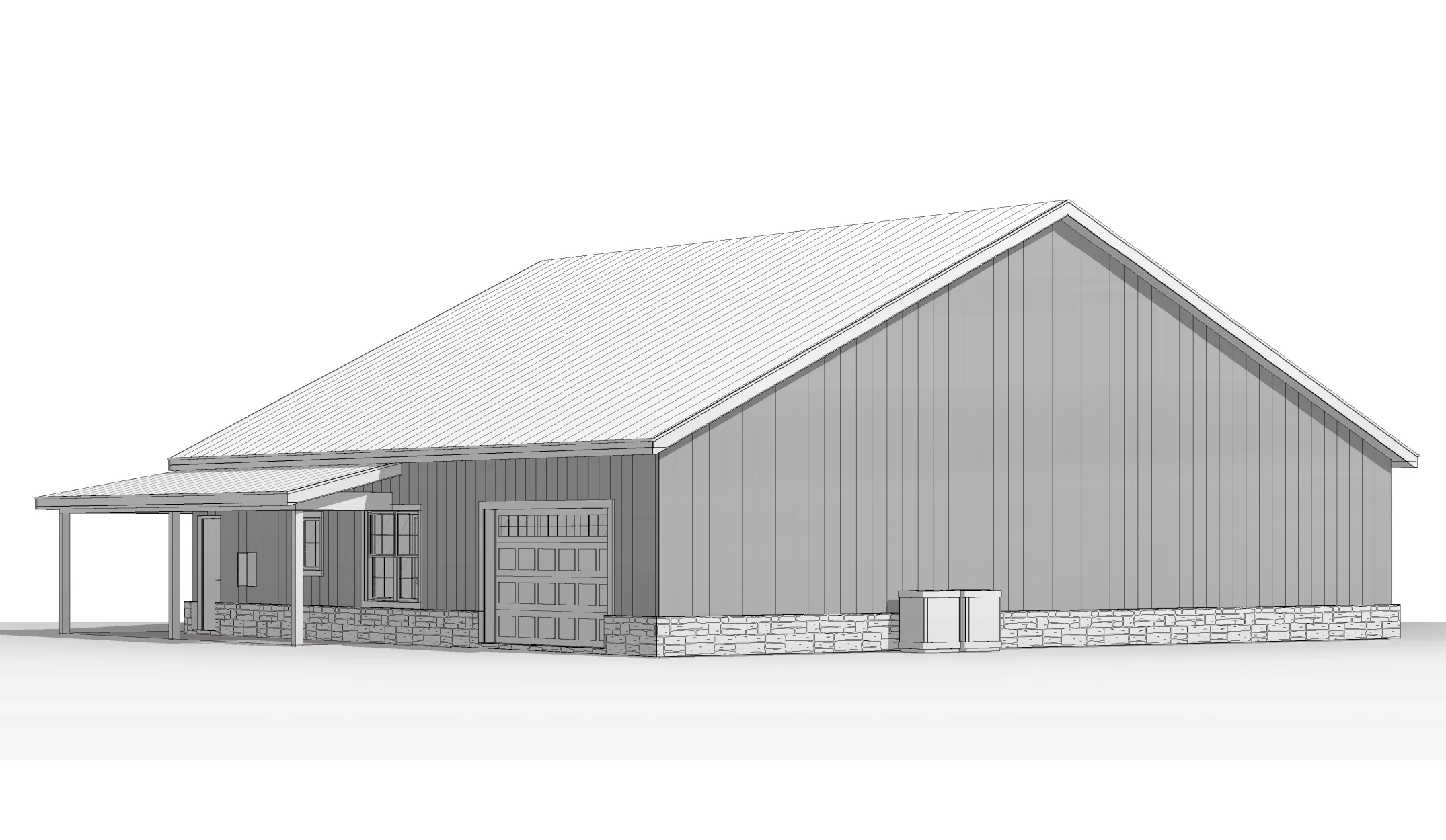 BCO-40092-R Rhonda Barndominium House Plan - Image 8