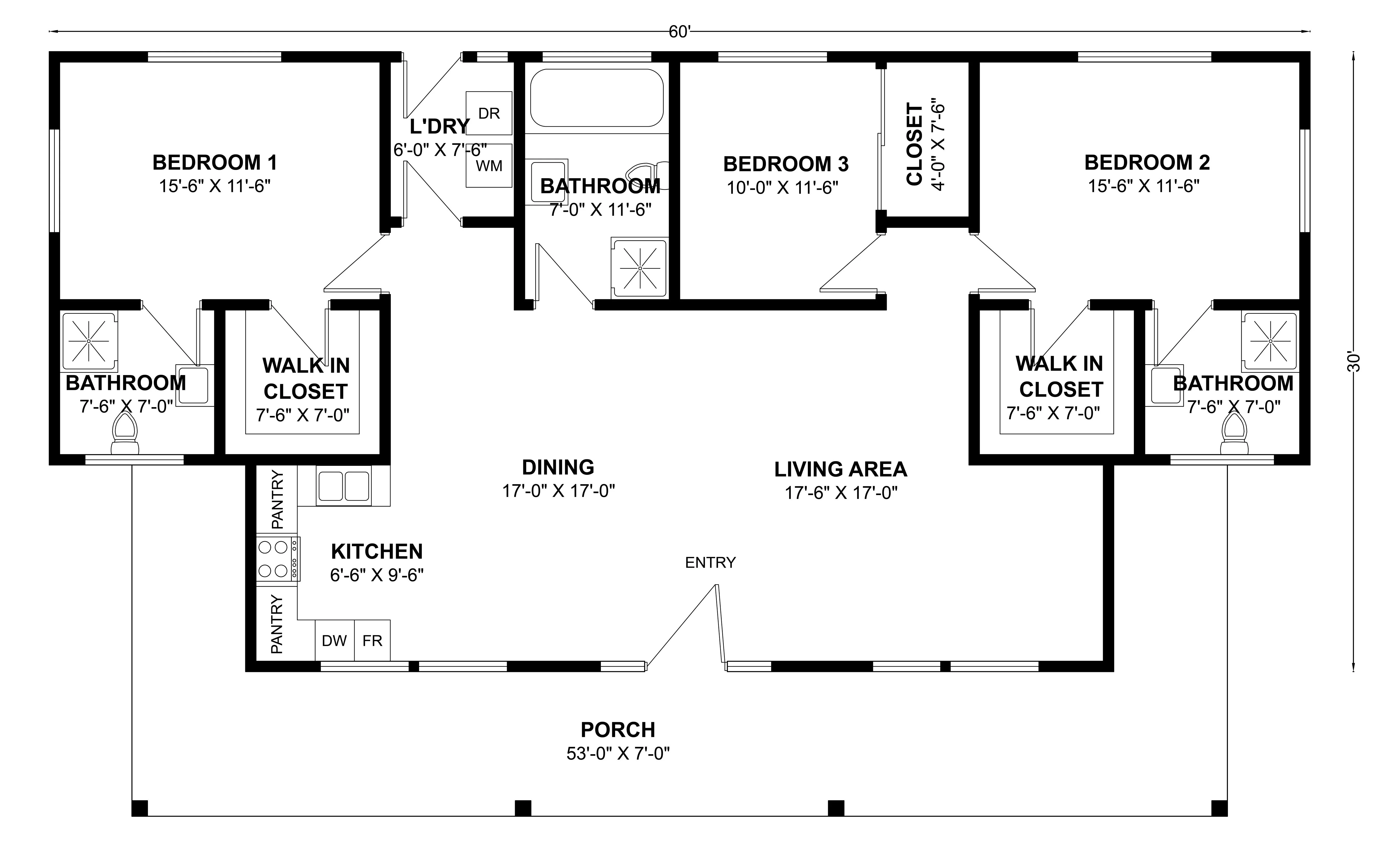 BCO-40099 Barndominium House Plan - Image 3
