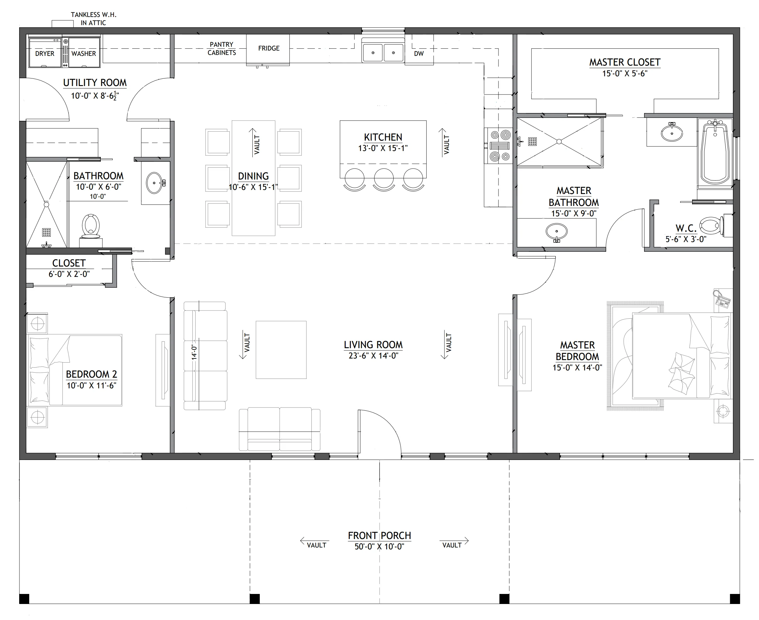 BCO-40122-C Calderon Barndominium House Plan - Image 13