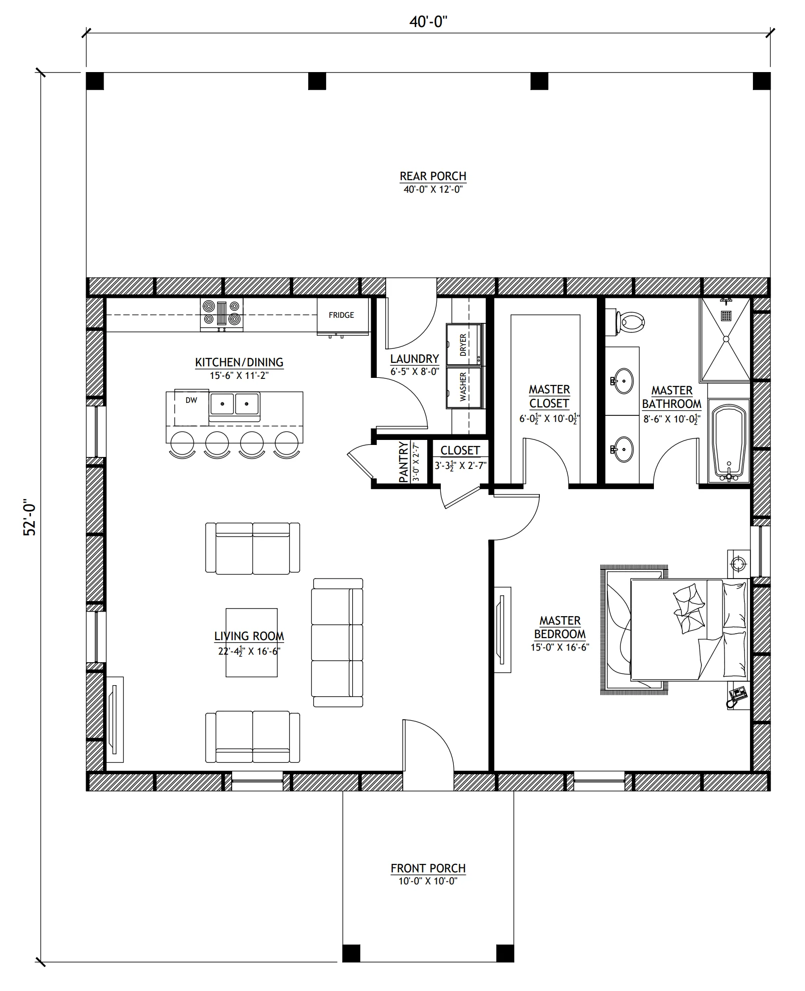 BCO-40131-A Angelo Barndominium House Plan - Image 9