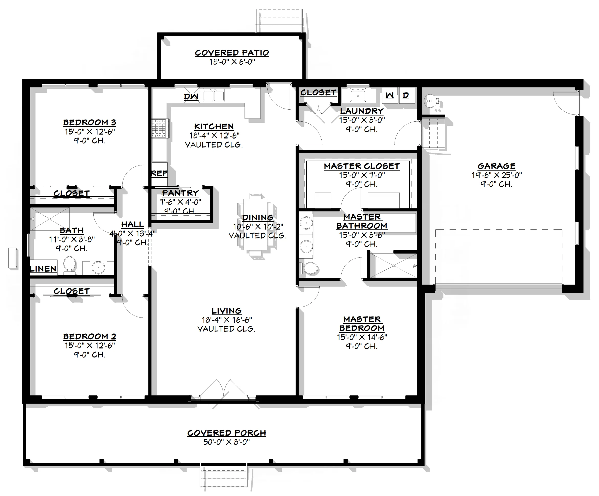 BCO-40137 Moses Barndominium House Plan - Image 10