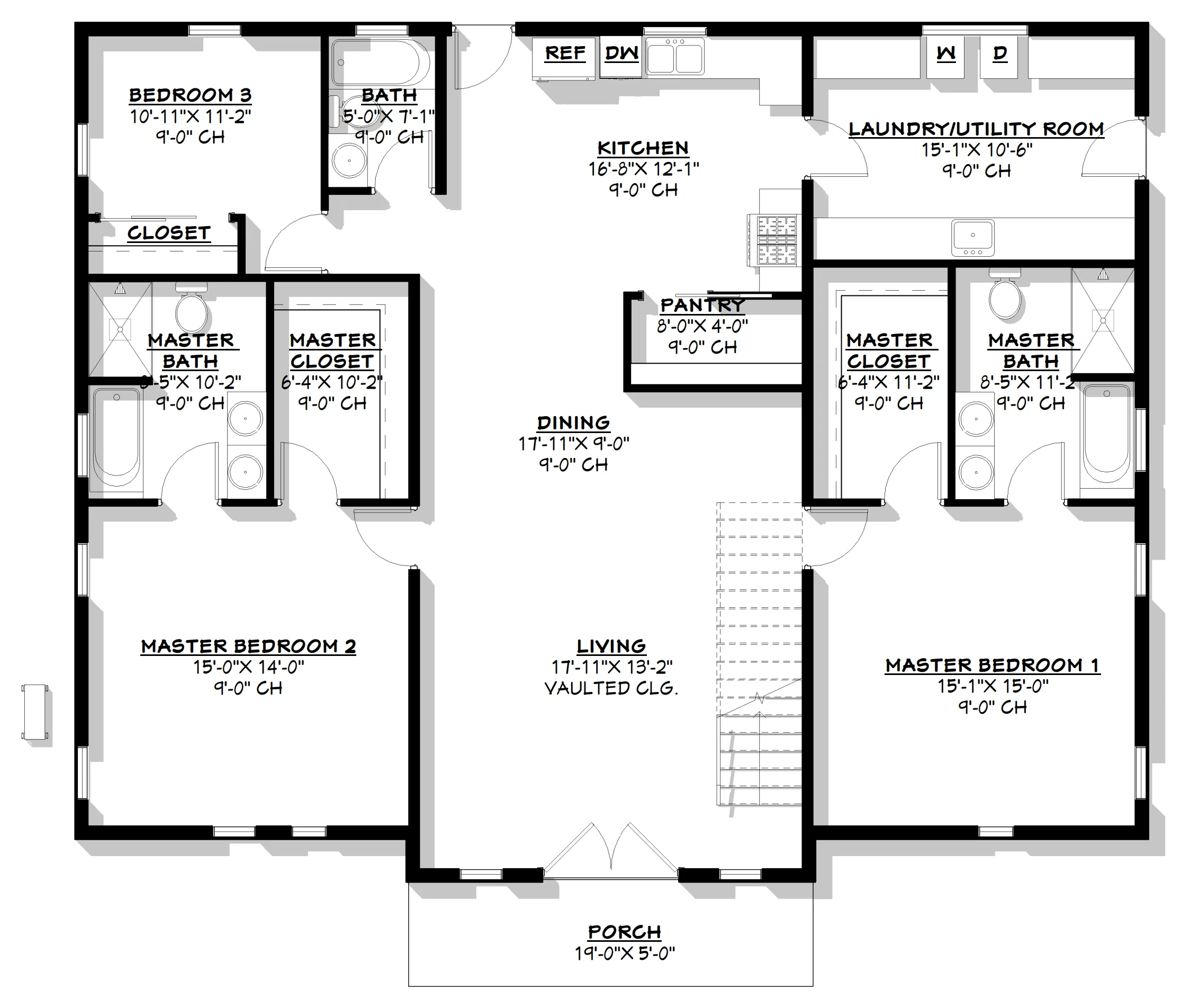 BCO-40141-M Mason Barndominium House Plan - Image 14
