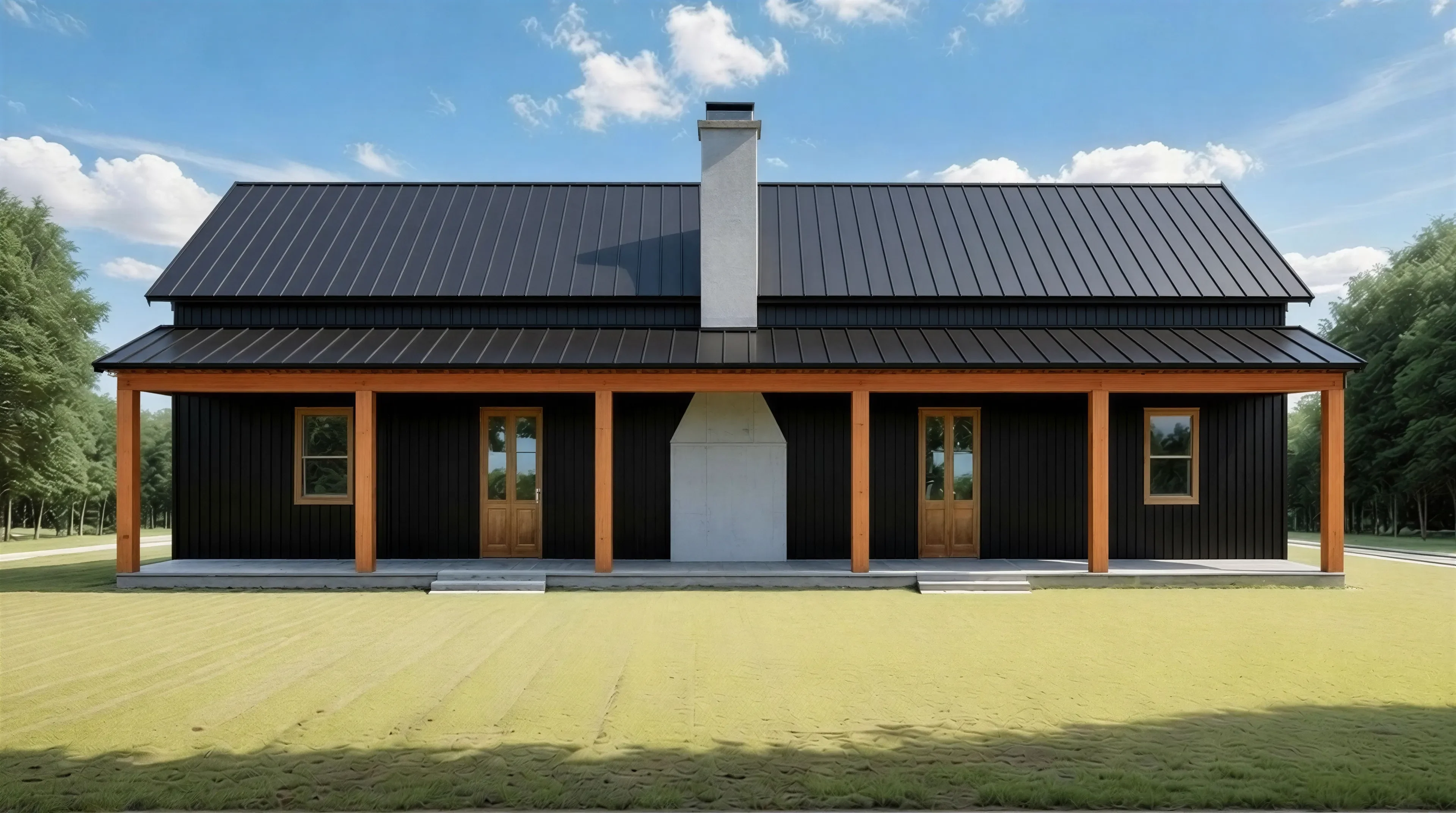BCO-40153-G George Barndominium House Plan