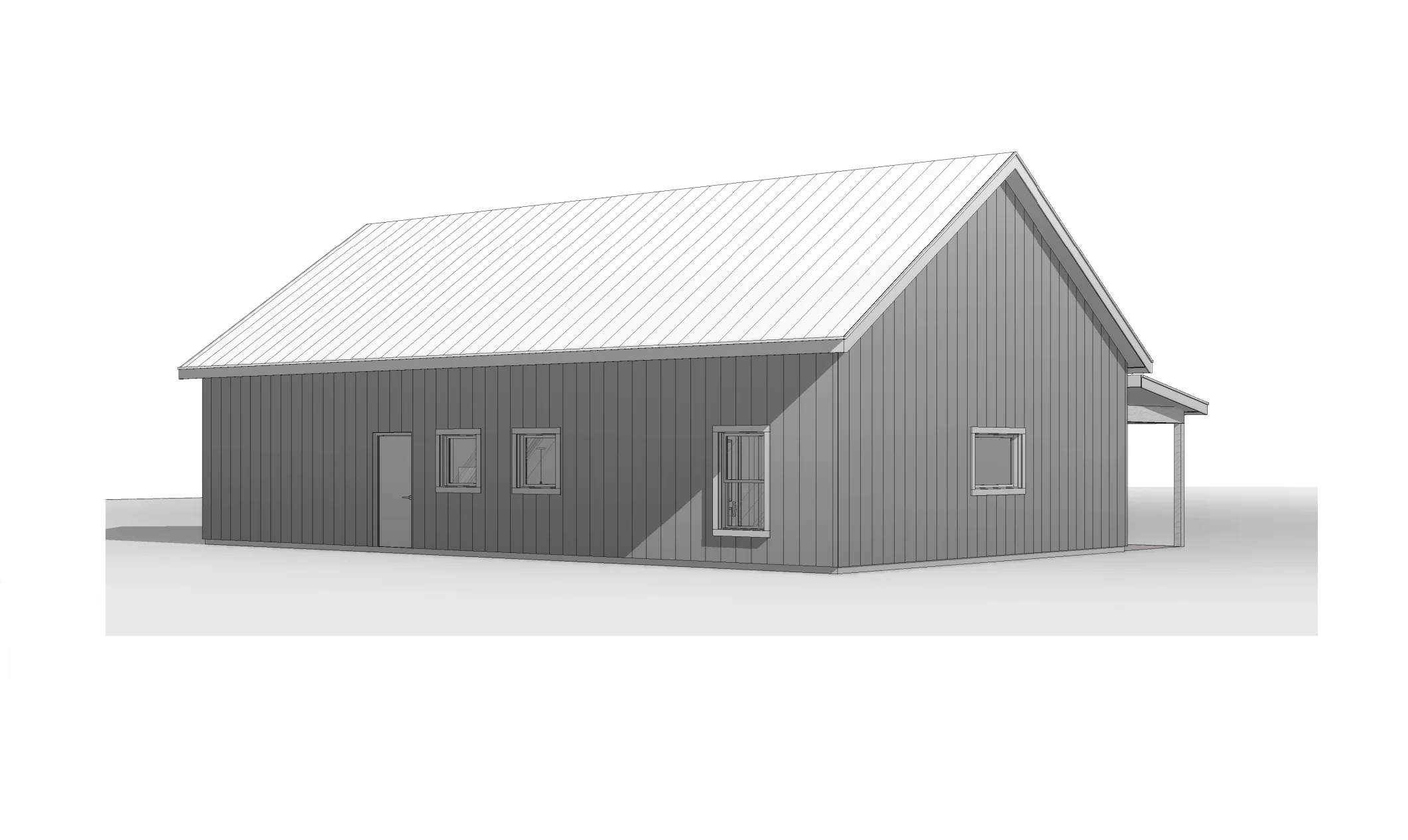 BCO-40156 Emily Barndominium House Plan - Image 15