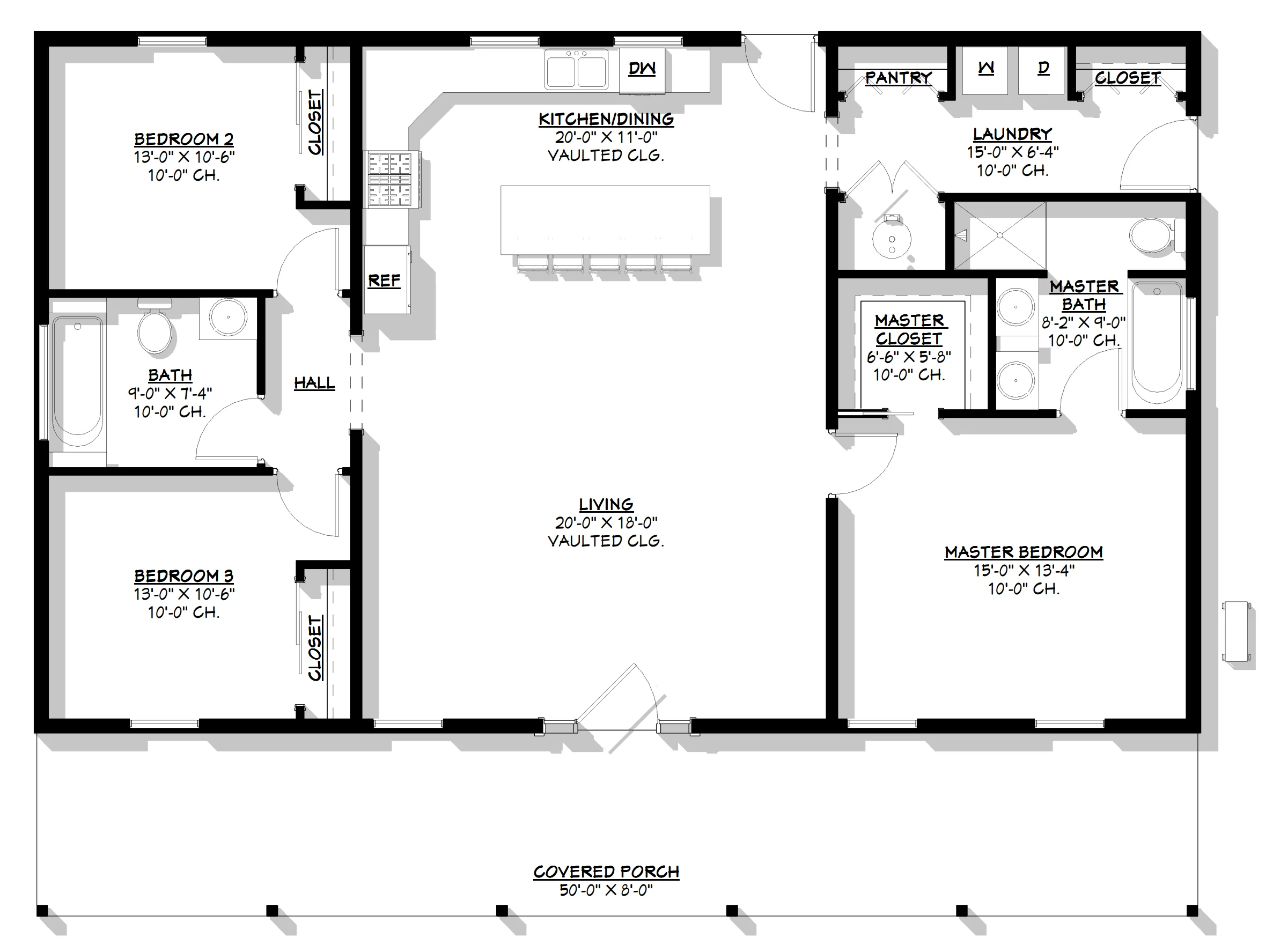 BCO-40156 Emily Barndominium House Plan - Image 18