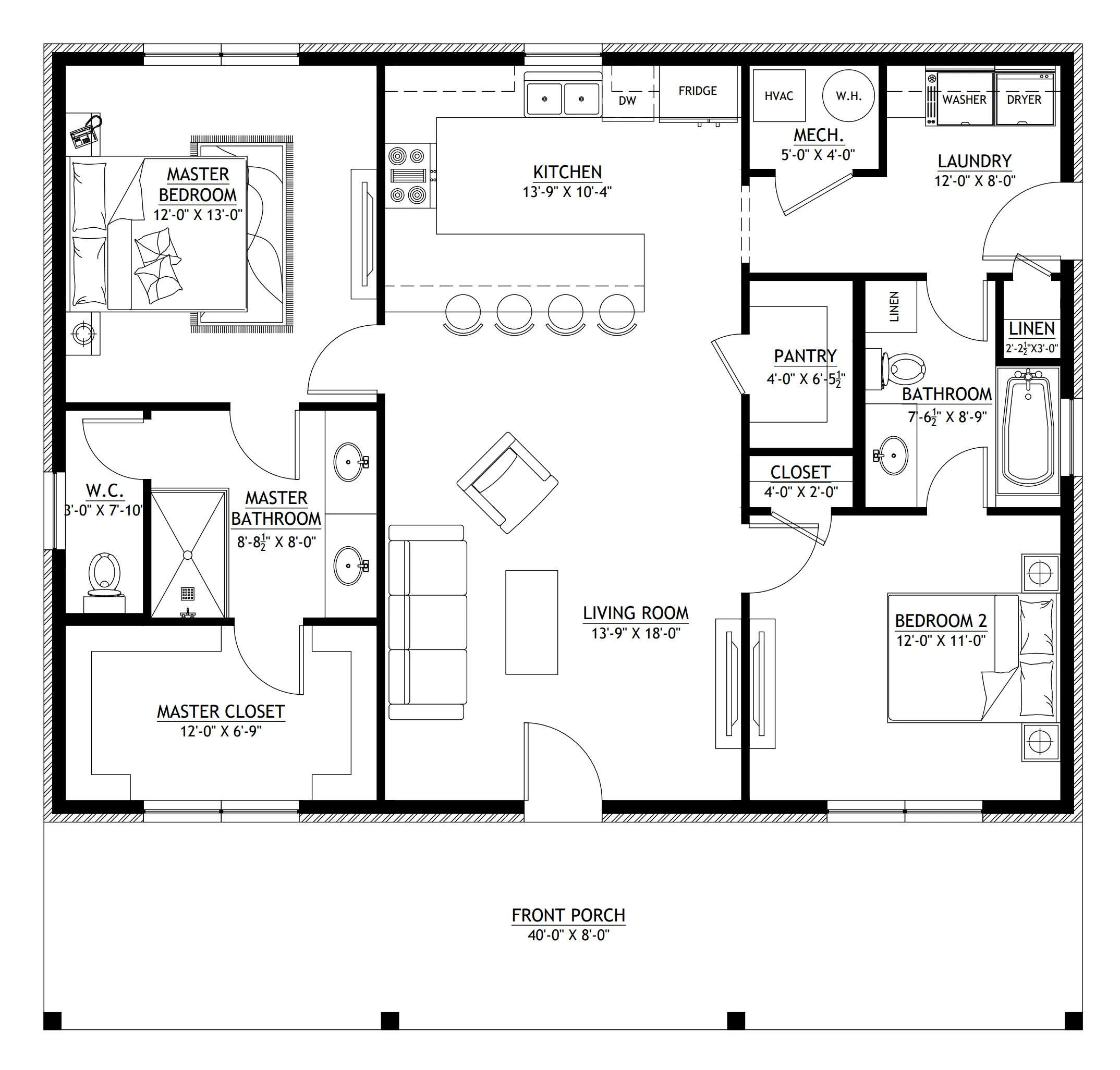 BCO-40161 Curly Barndominium House Plan - Image 18