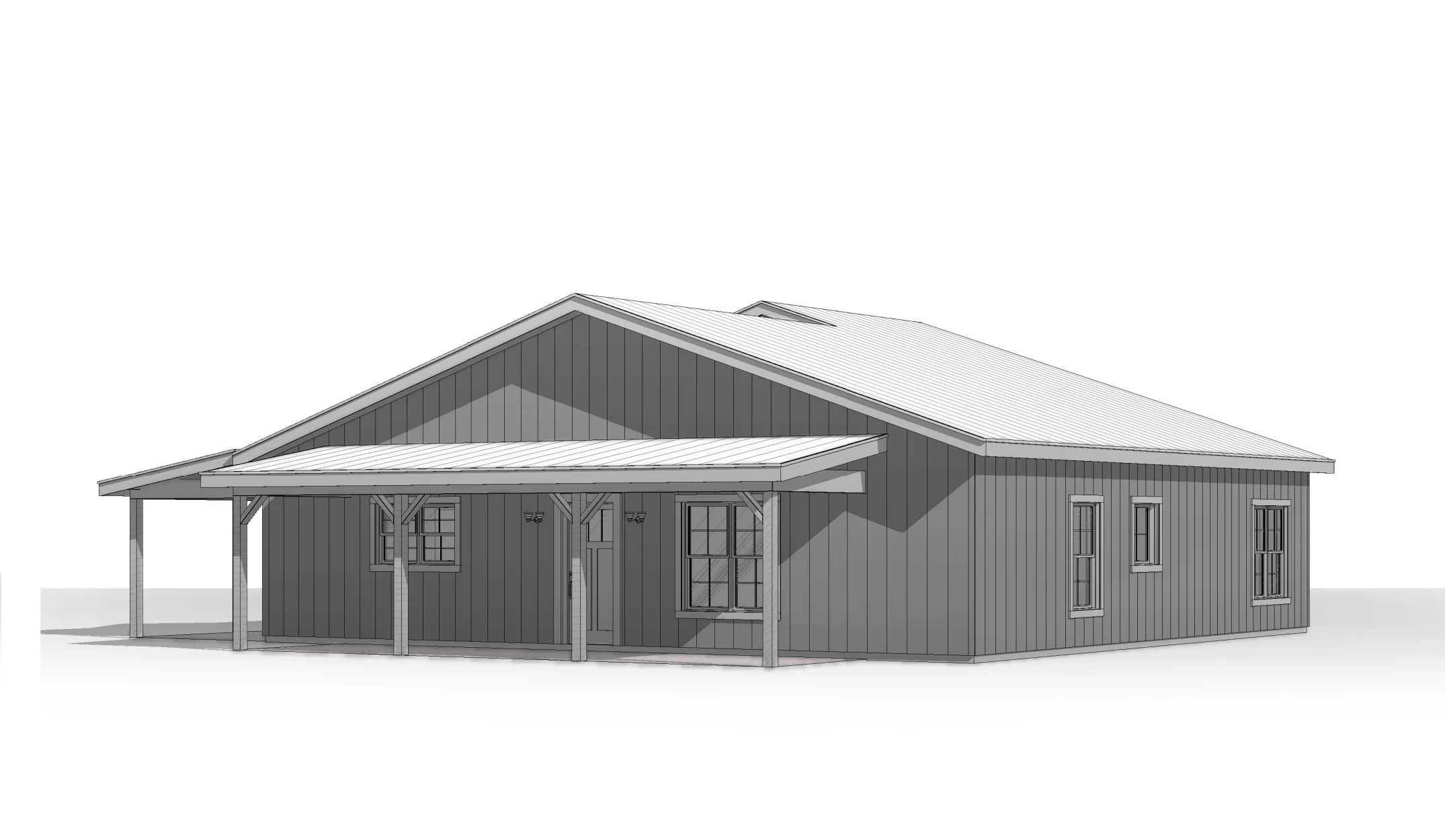 BCO-40163-M Marigold Barndominium House Plan - Image 11