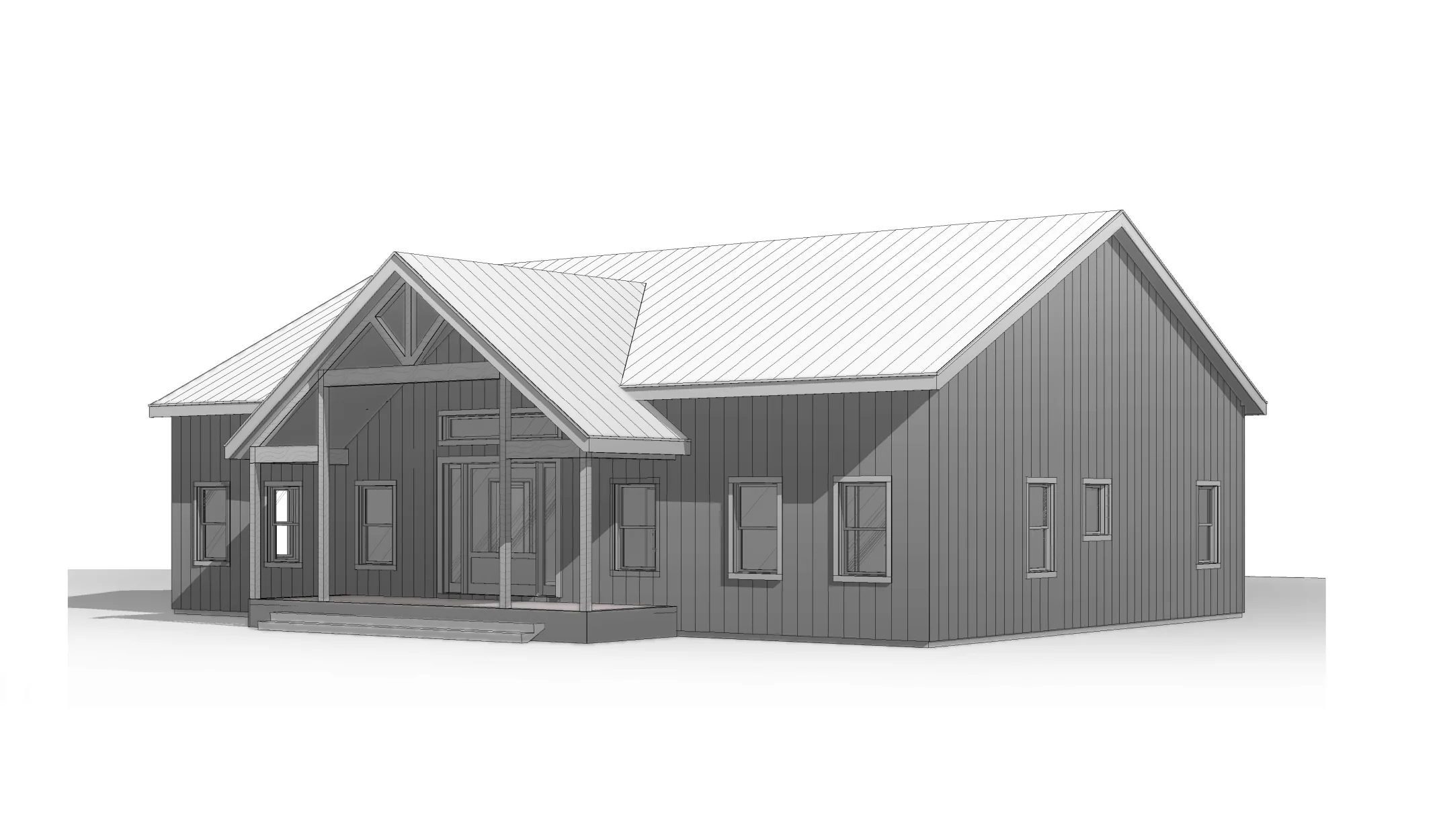 BCO-40186 Joshua Barndominium House Plan - Image 16