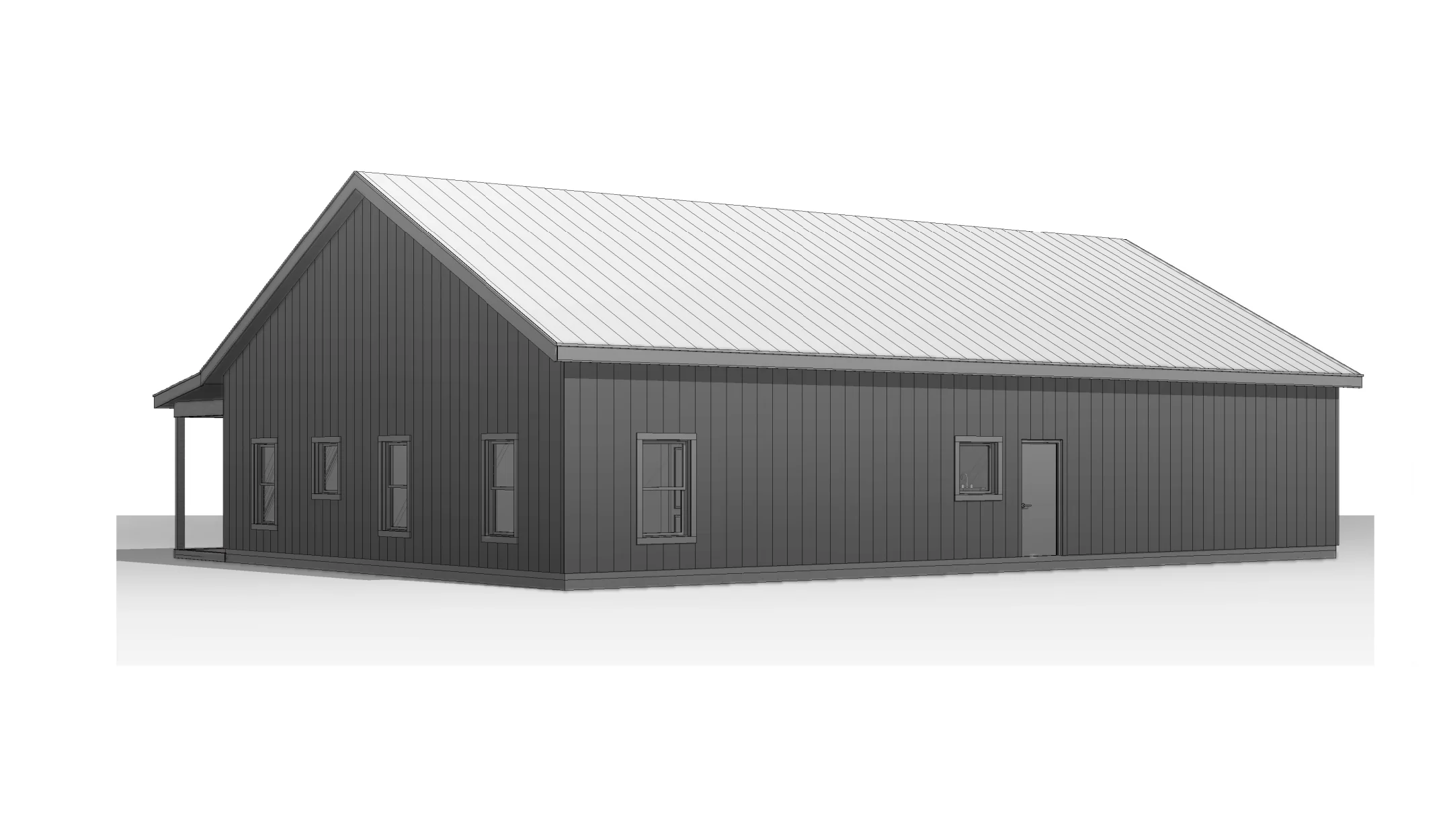 BCO-40204 Samuel Barndominium House Plan - Image 13