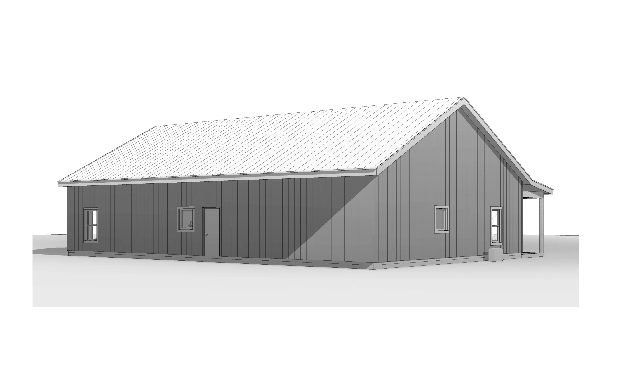 BCO-40204 Samuel Barndominium House Plan - Image 15