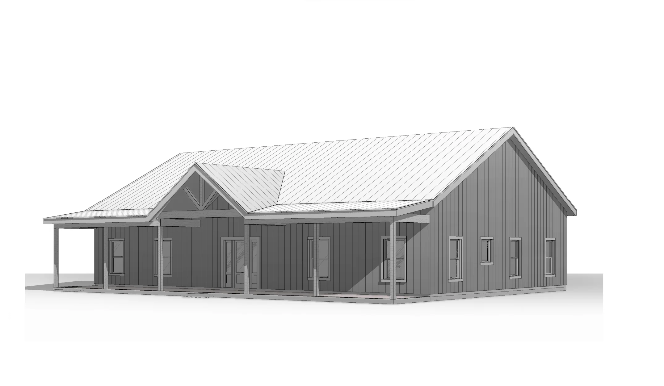 BCO-40204 Samuel Barndominium House Plan - Image 16