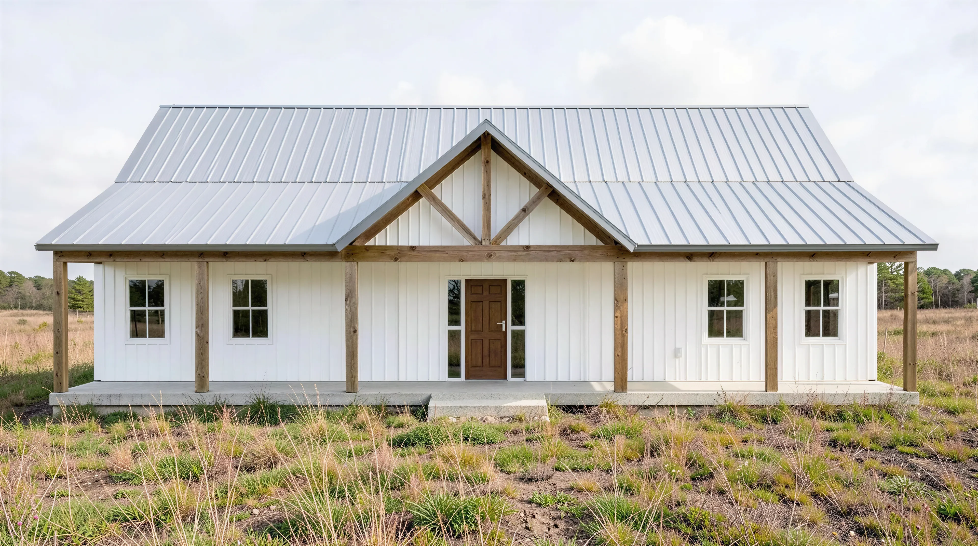 BCO-40204-T Trey Barndominium House Plan