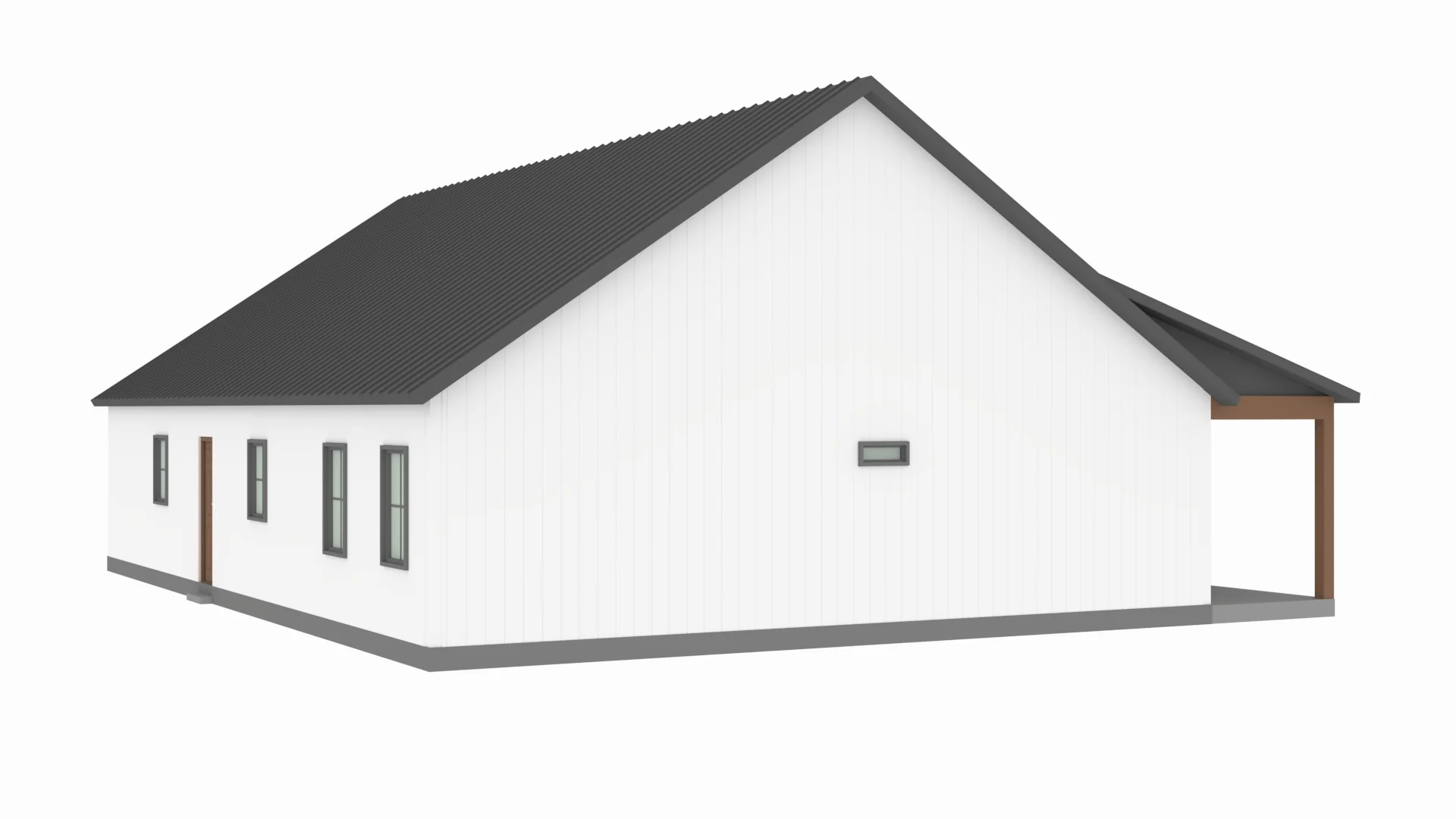 BCO-40204-T Trey Barndominium House Plan - Image 8