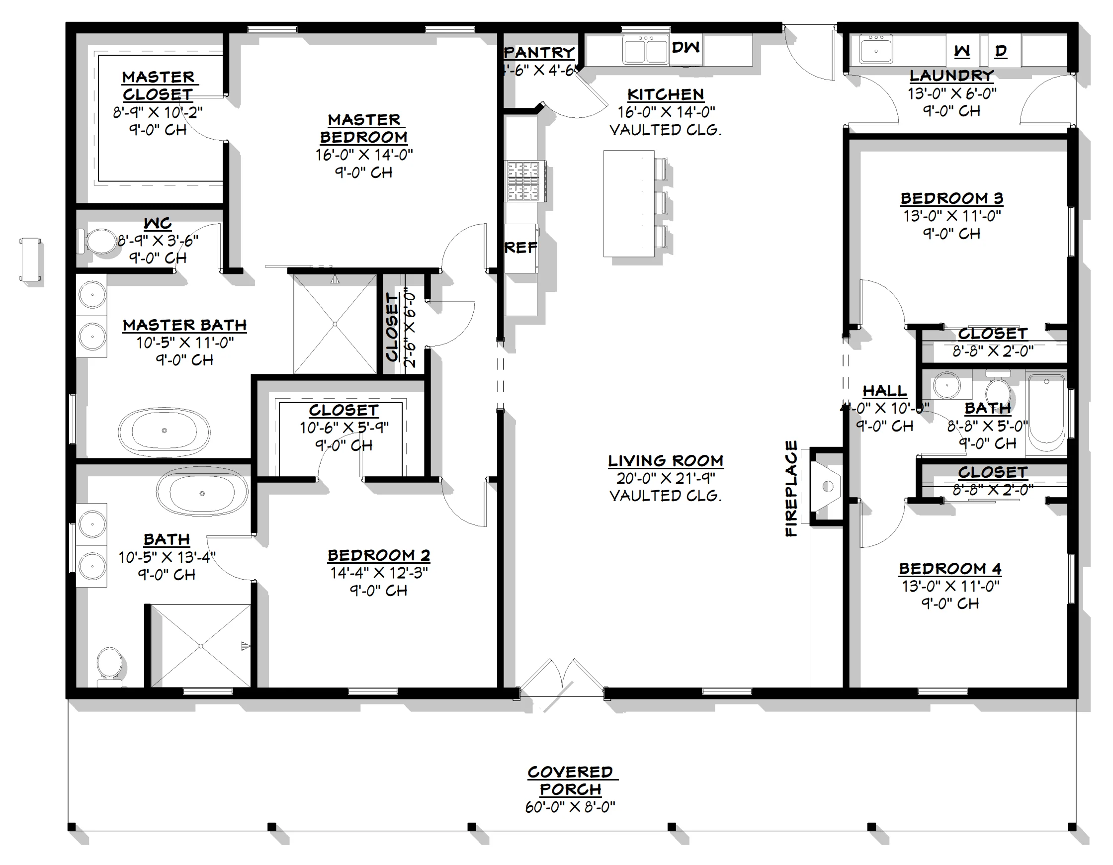 BCO-40205 Barry Barndominium House Plan - Image 12