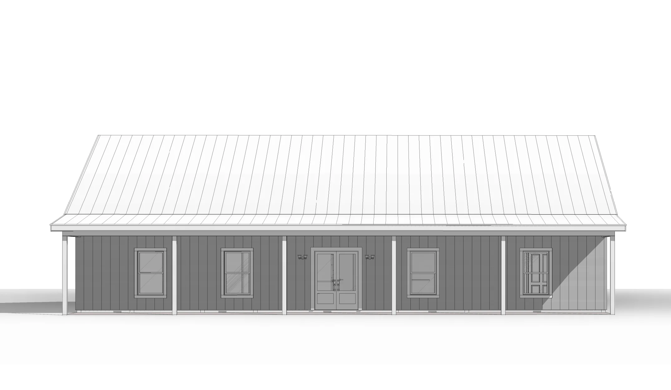 BCO-40205 Barry Barndominium House Plan - Image 7