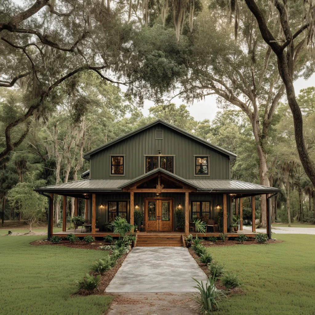 BCO-40206 Margaret Barndominium House Plan