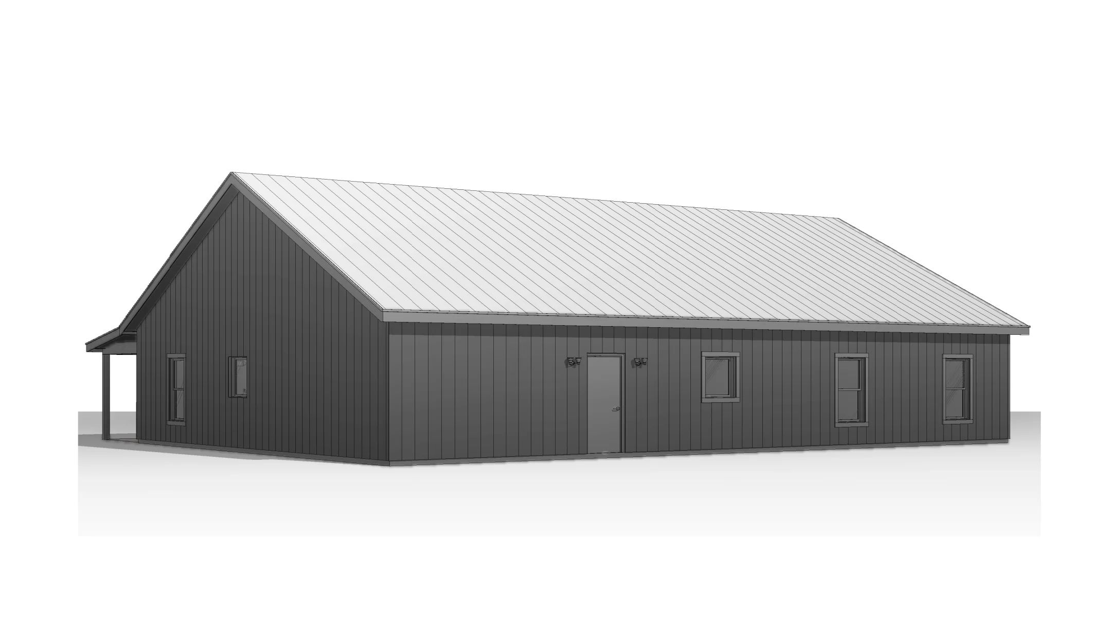 BCO-40224 Leah Barndominium House Plan - Image 10