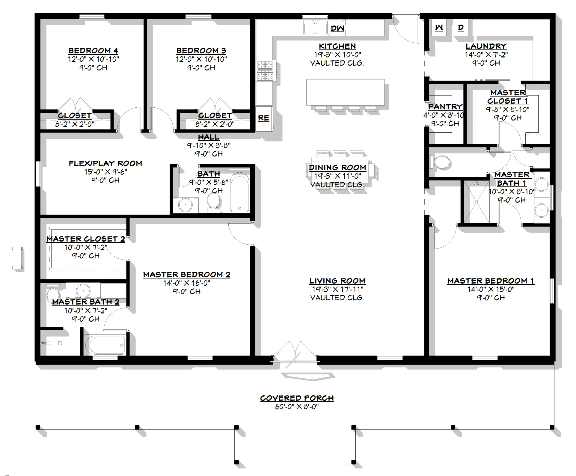 BCO-40224 Leah Barndominium House Plan - Image 12