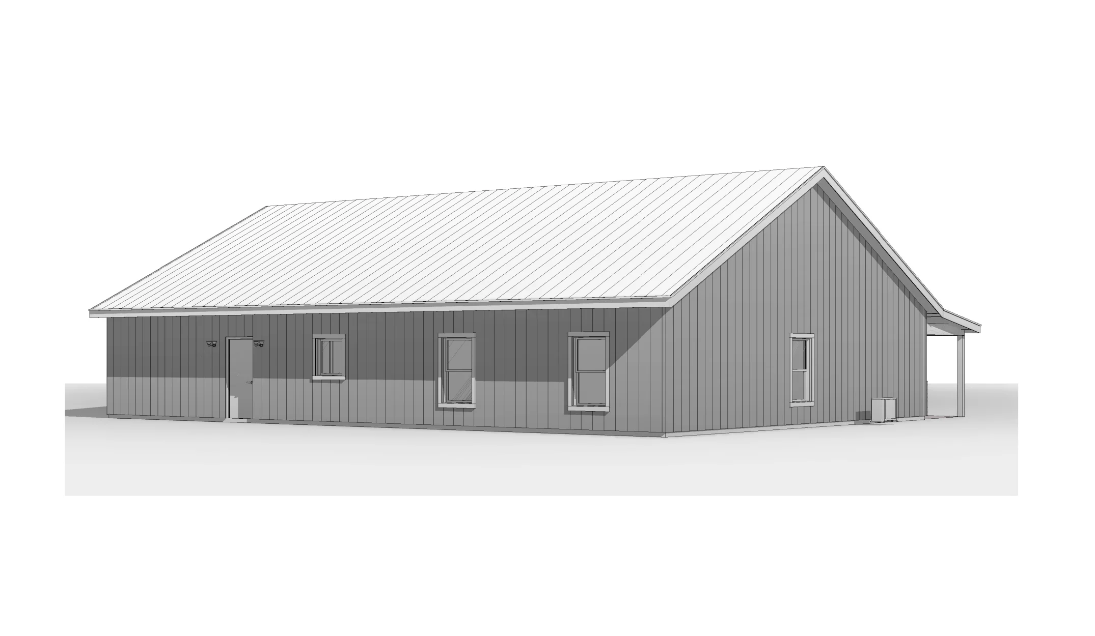 BCO-40224 Leah Barndominium House Plan - Image 9