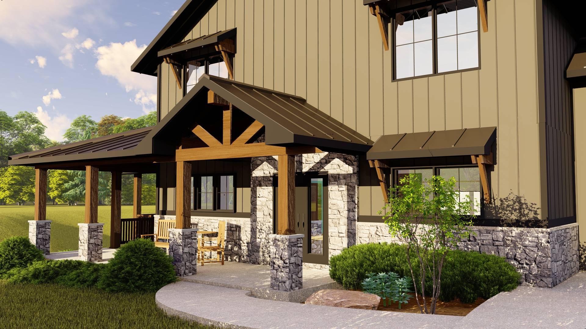 BG-20008 Harrison Barndominium House Plan - Image 11