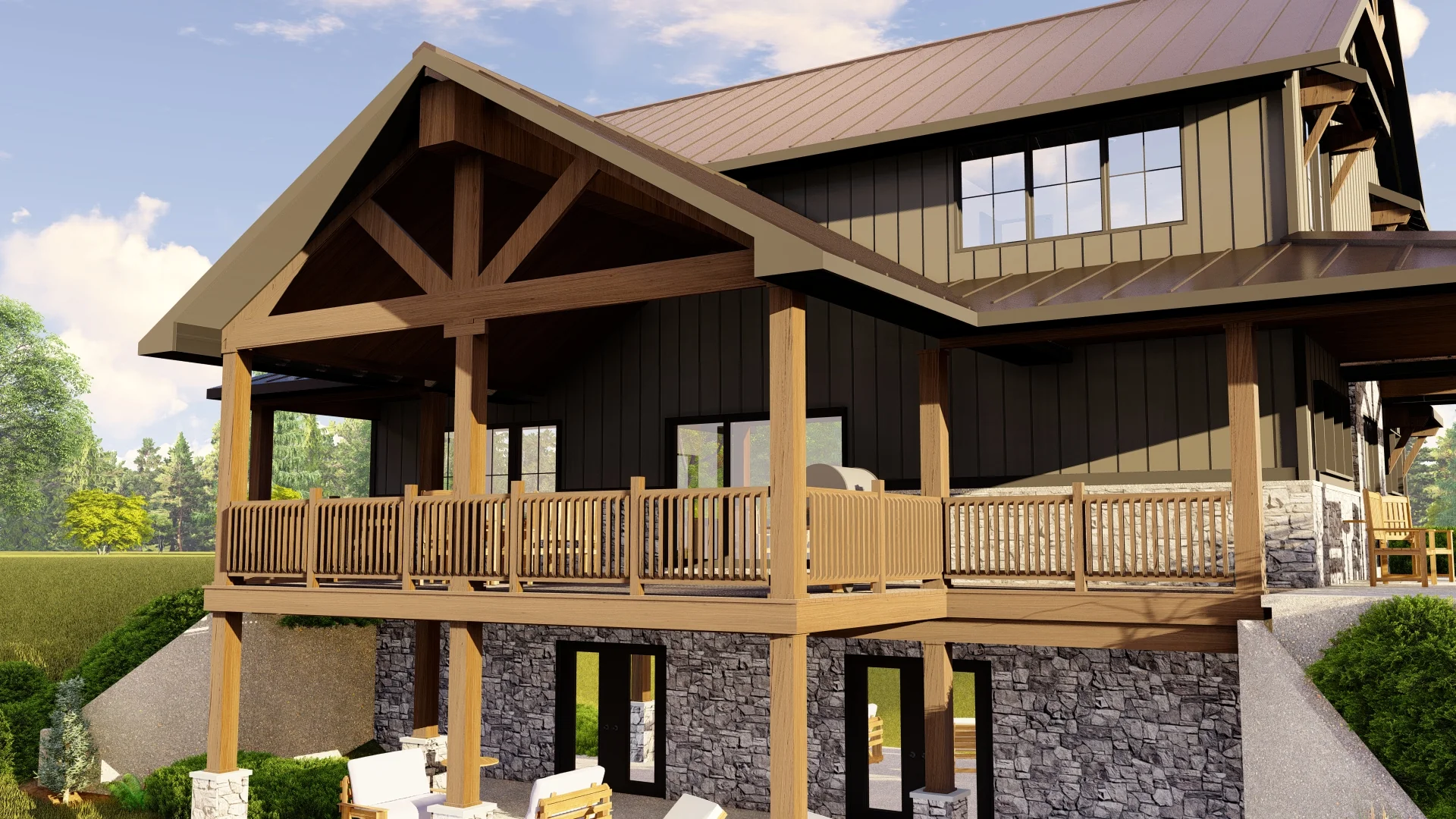 BG-20008 Harrison Barndominium House Plan - Image 14