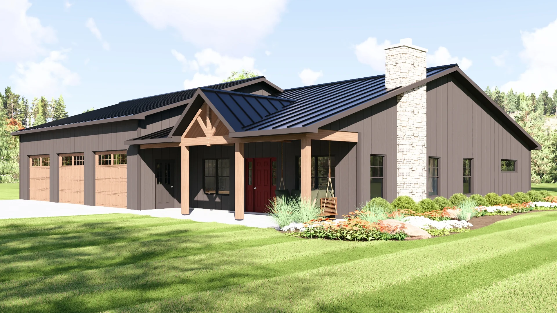 BG-20111 Caroline Barndominium House Plan - Image 2