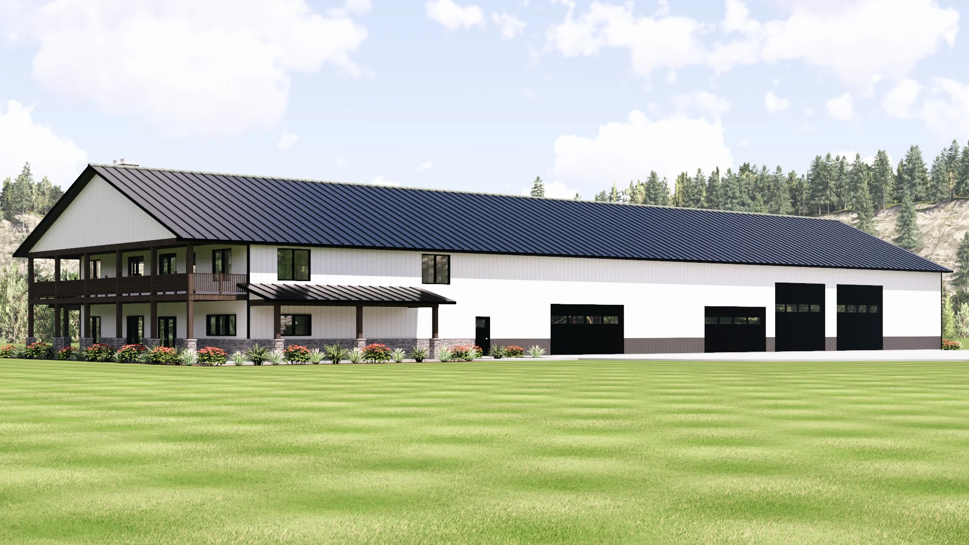 BG-20112 Owen Barndominium House Plan