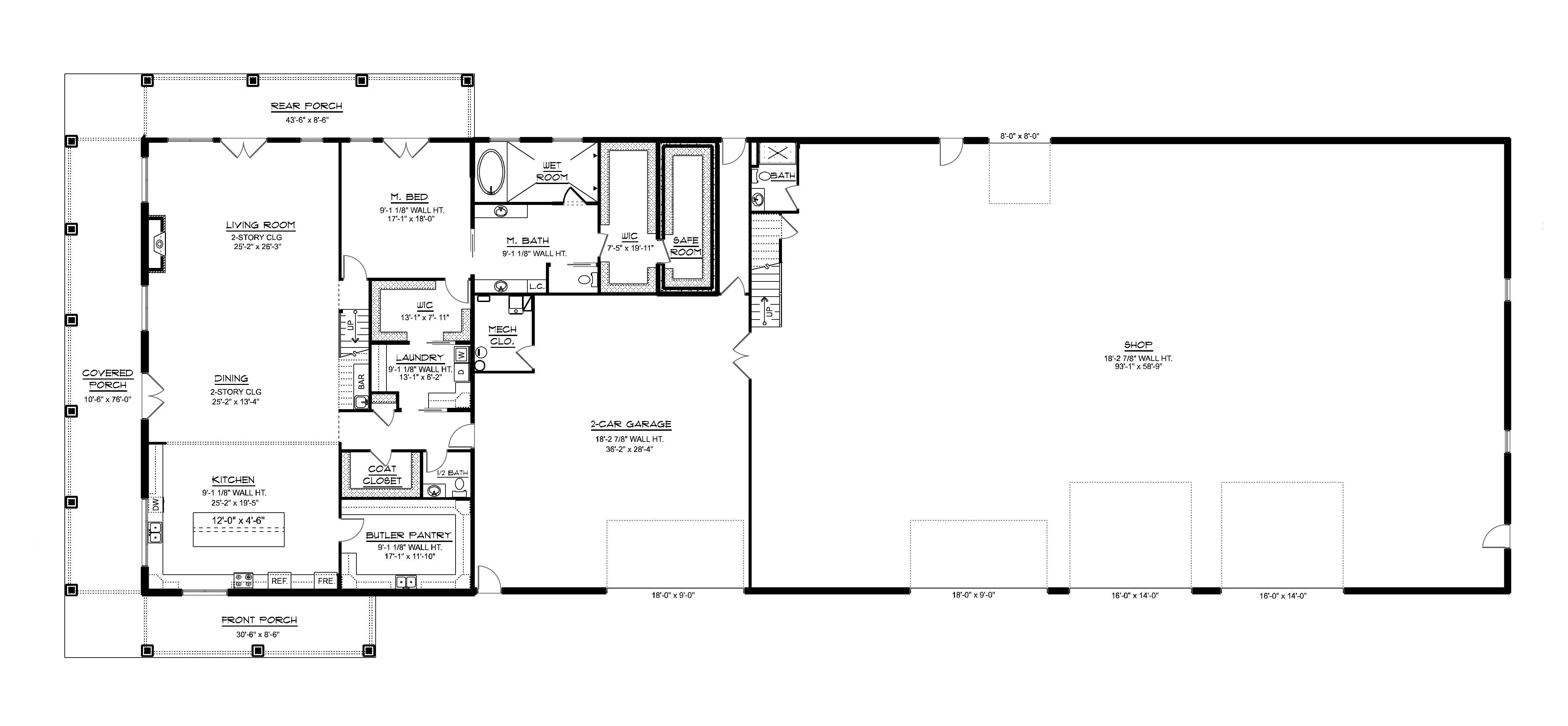 BG-20112 Owen Barndominium House Plan - Image 10