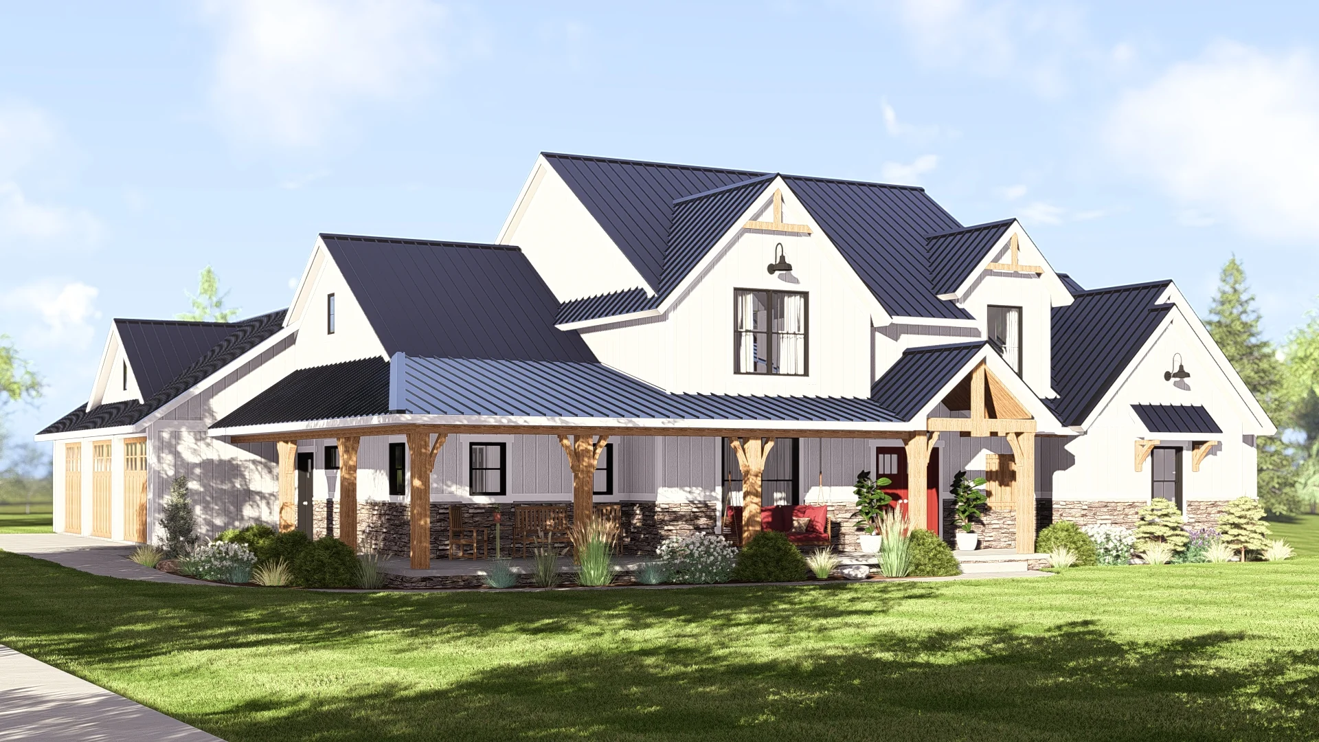 BG-20116 Blaine Barndominium House Plan - Image 6