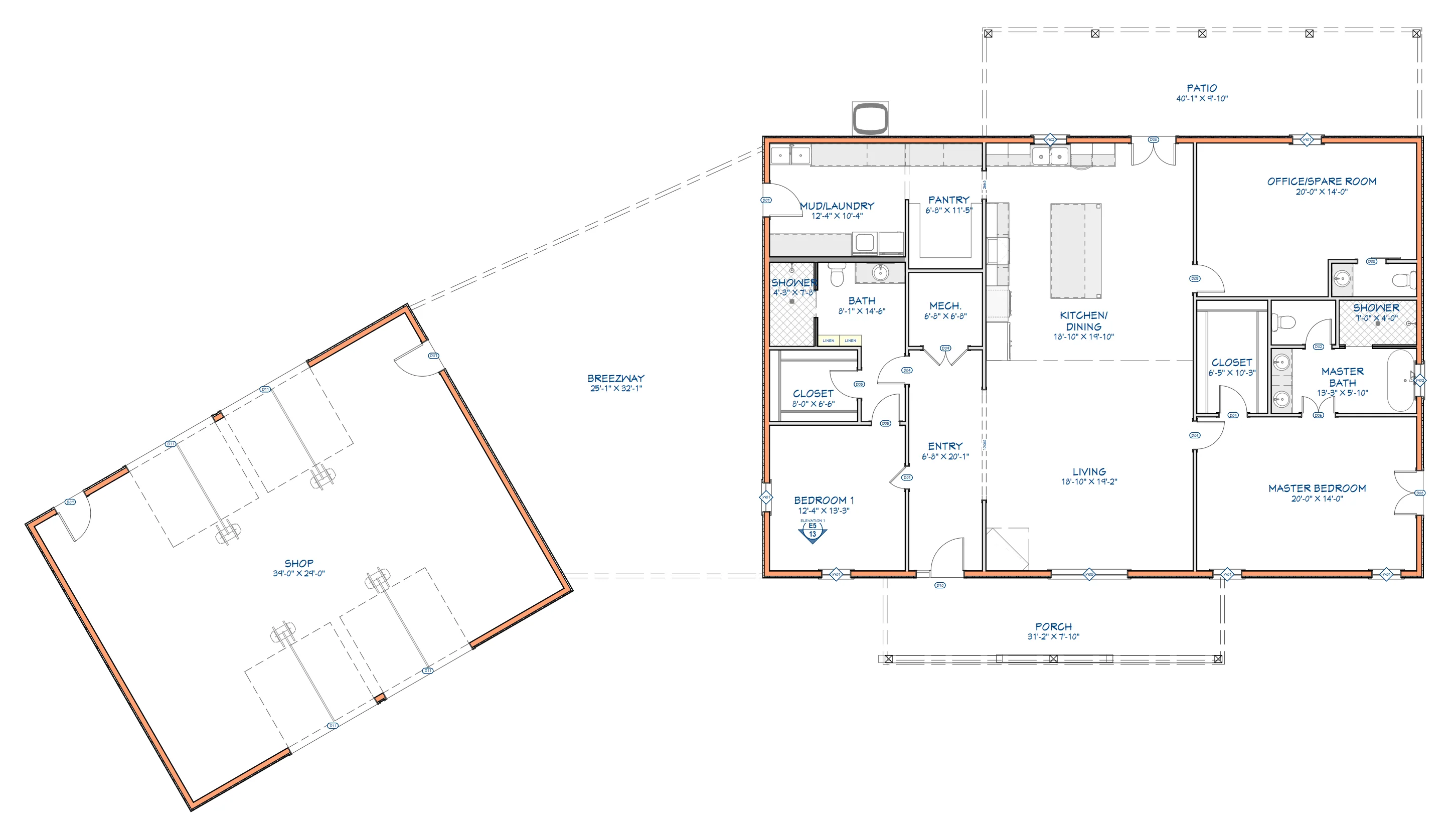 CDD-4101 Haven Barndominium House Plan - Image 10