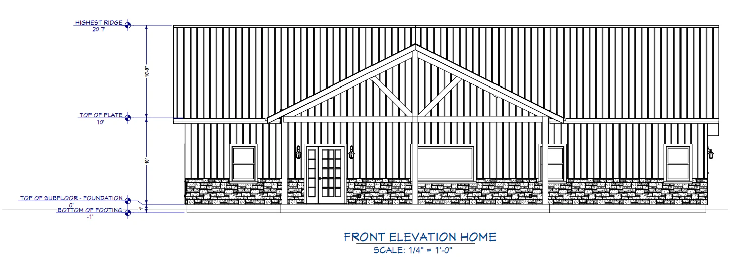 CDD-4101 Haven Barndominium House Plan - Image 8