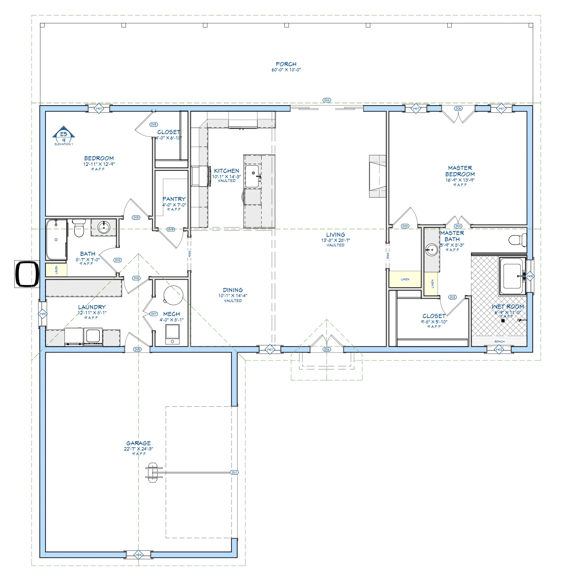 CDD-4104 Beechwood Barndominium House Plan - Image 10