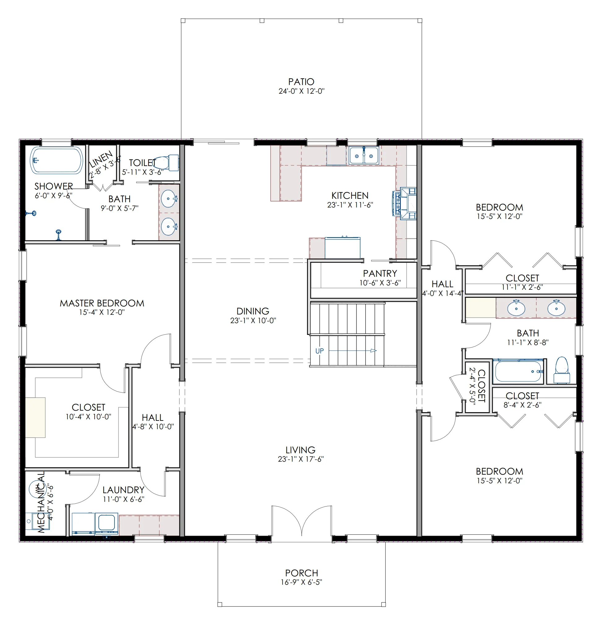HC-24005 Tuscaloosa Barndominium House Plan - Image 8