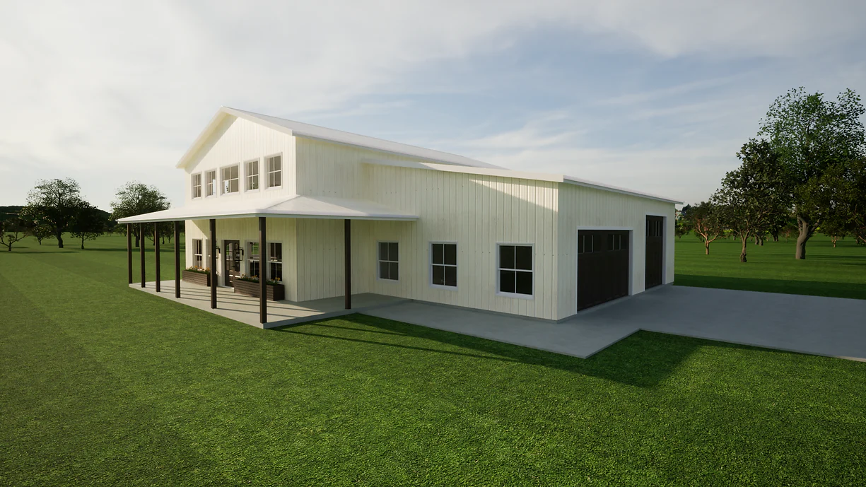 HC-24007 Manhattan Barndominium House Plan - Image 3